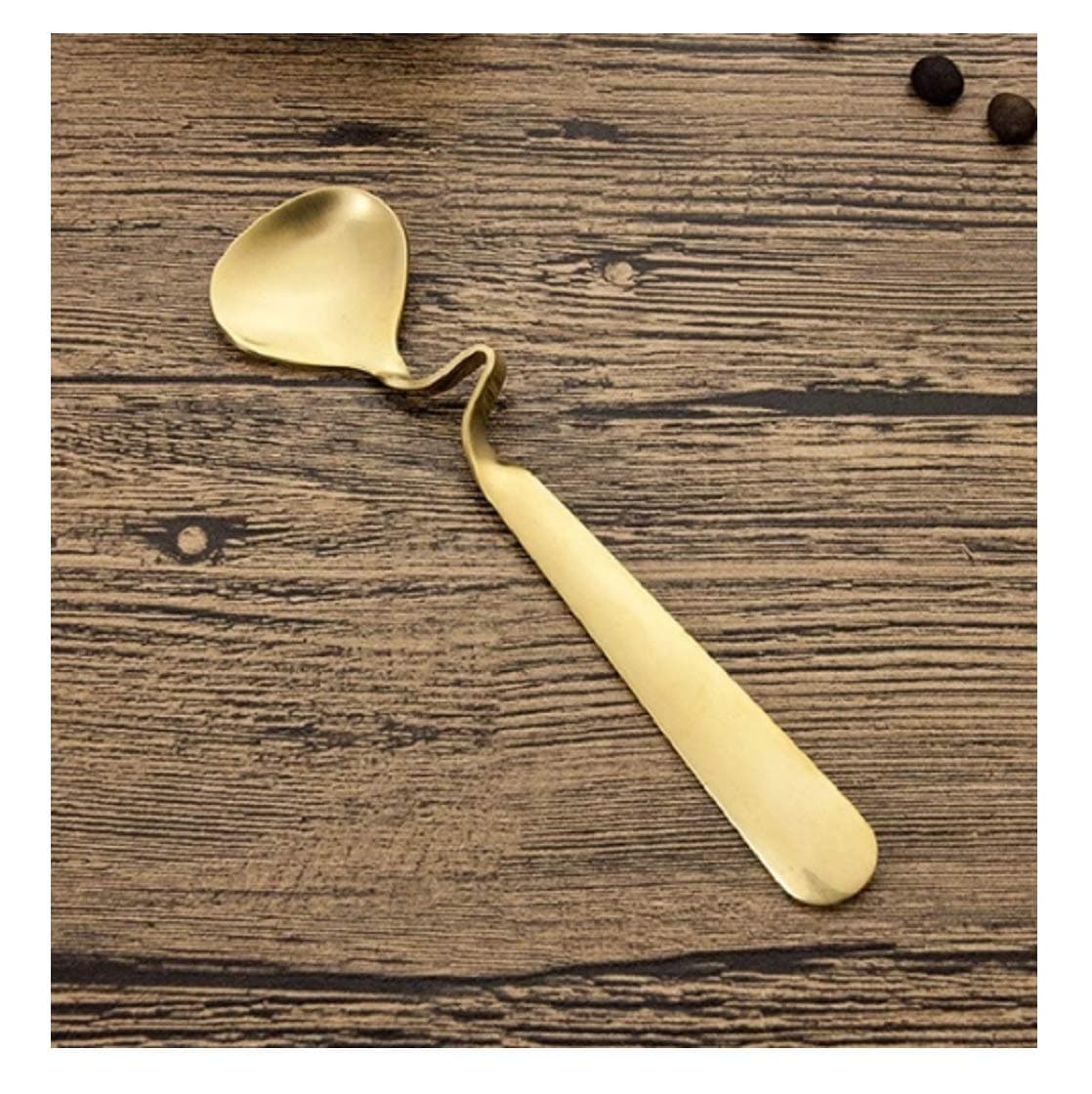 Trend Matters Bent Coffee Spoon (Gold) - Pack of 1