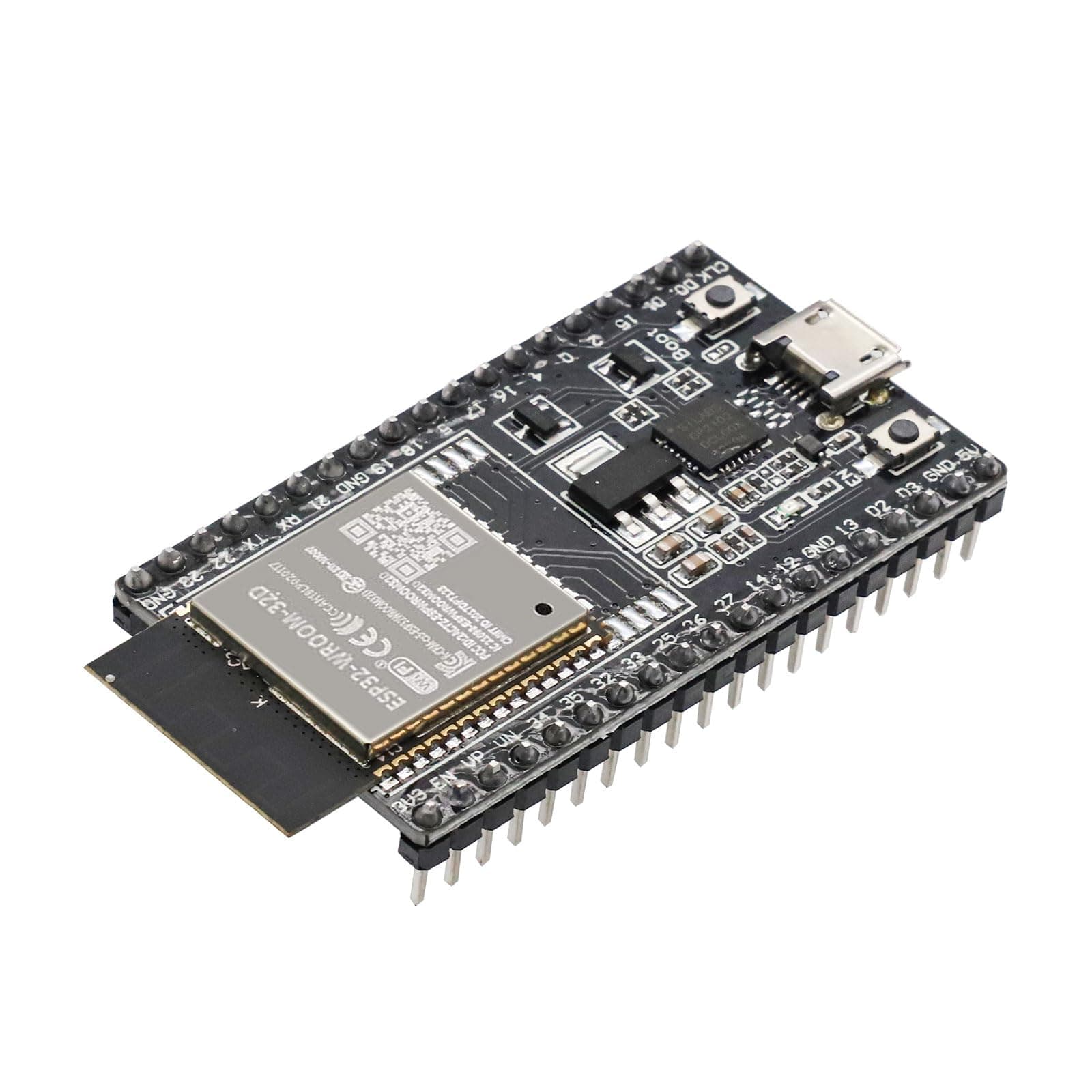 XTVTX ESP32-DevKitC ESP32 Development Board ESP-WROOM-32D Node-MCU-32 Modules Chip CP2102 WiFi Bluetooth Compatible Arduino ESP8266