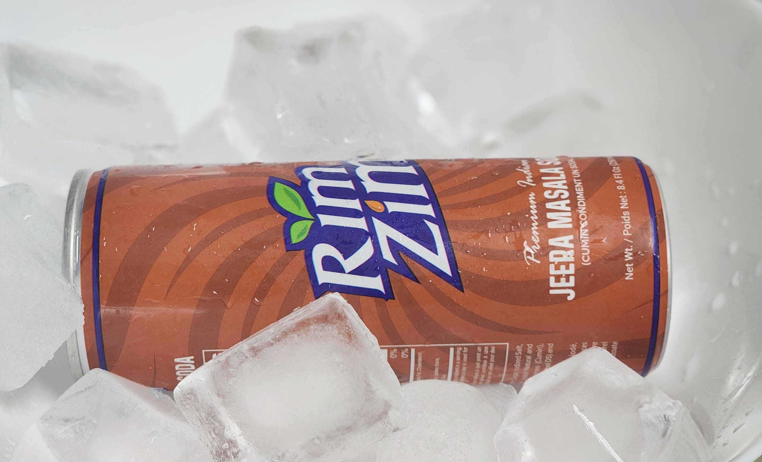 Rim Zim Jeera Masala Soda (CUMIN CONDIMENT UN SODA) 6 PACK (6 * 250ml/ 8.4 Fl.Oz Each)