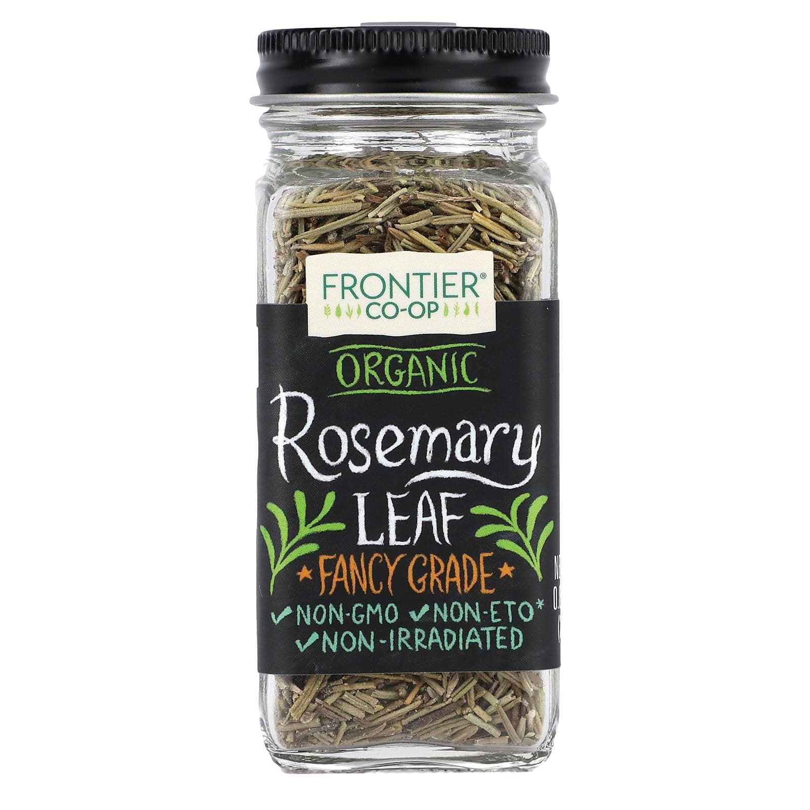 Organic Whole Rosemary Leaf, 0.85 Ounce Bottle, Pungent, Herbaceous, Fresh Earthy Taste & Aroma, Kosher