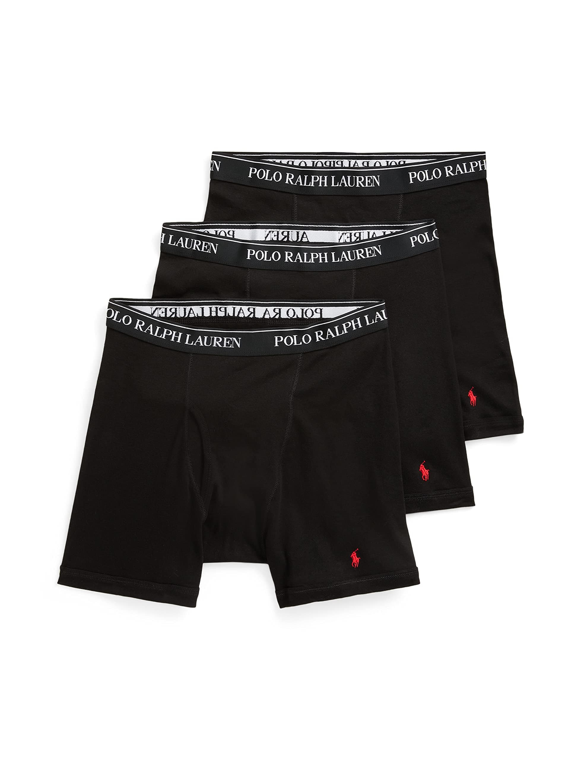 Men's Classic Fit Cotton Boxer Briefs, Trunks & Long Leg Available, 3-Pack