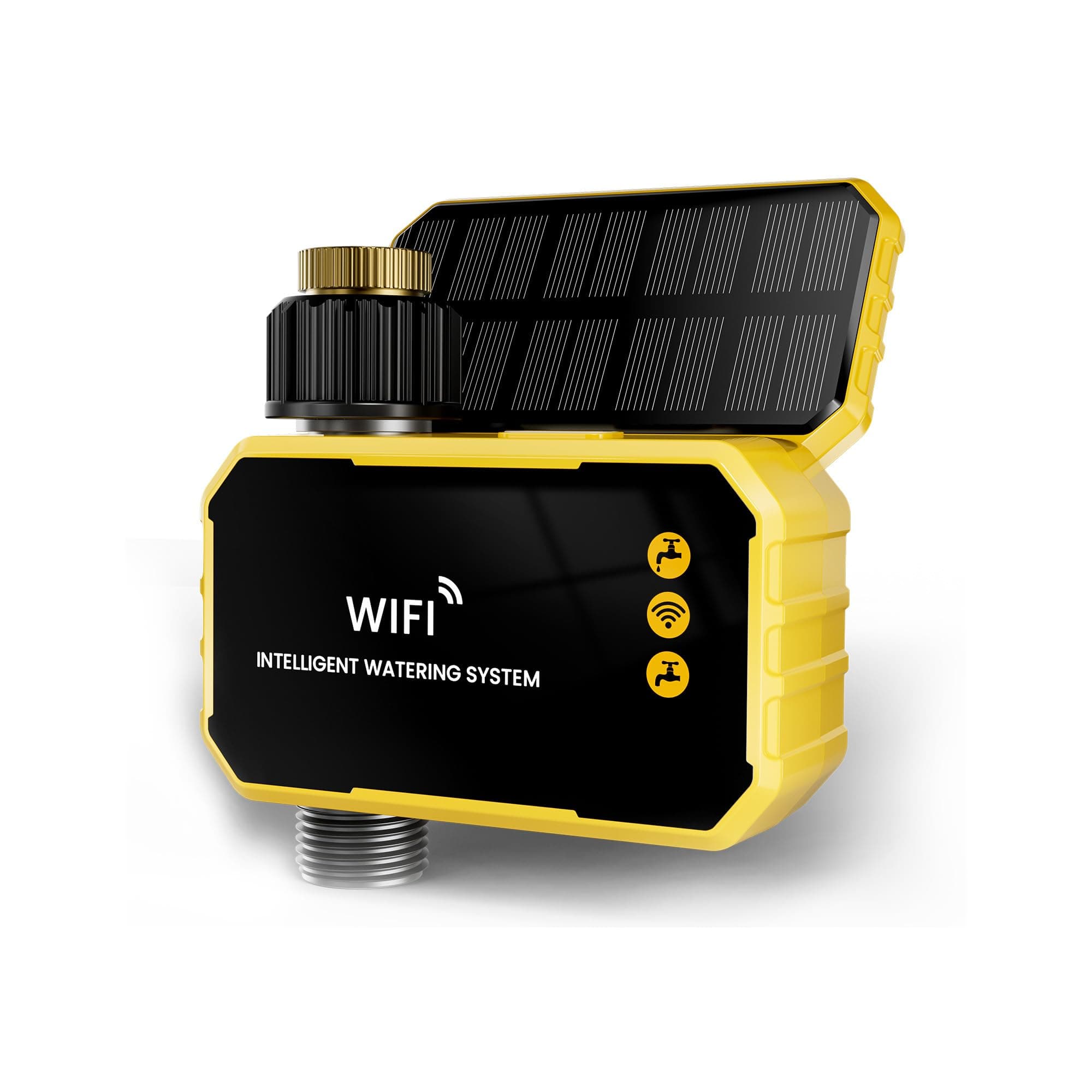 WiFi Water Timer with Brass Inlet, 1 Zone Smart Hose, Sprinkler Timer for Garden Faucet, APP Remote Control Via 2.4Ghz WiFi