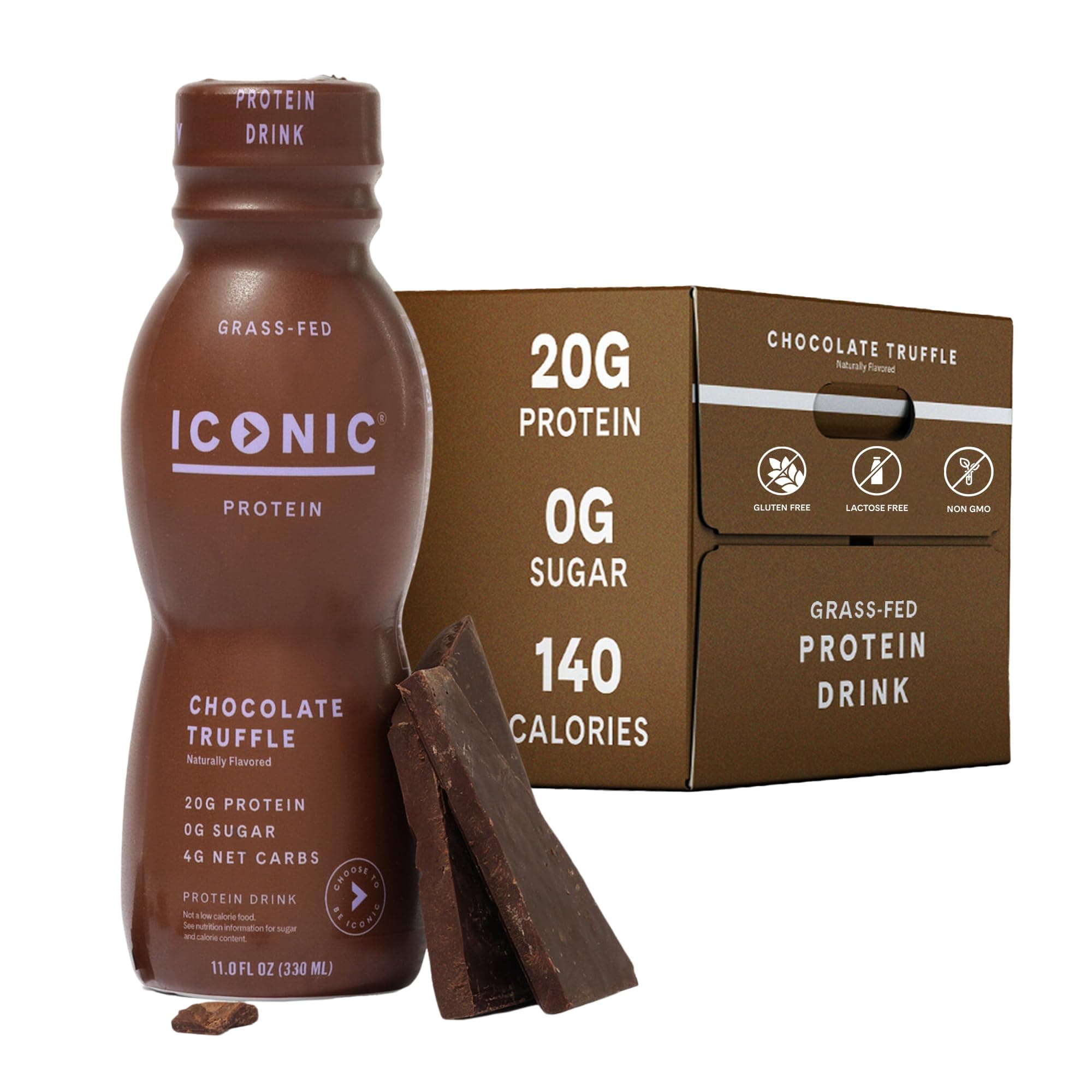 ICONIC Protein Shakes, Chocolate Truffle