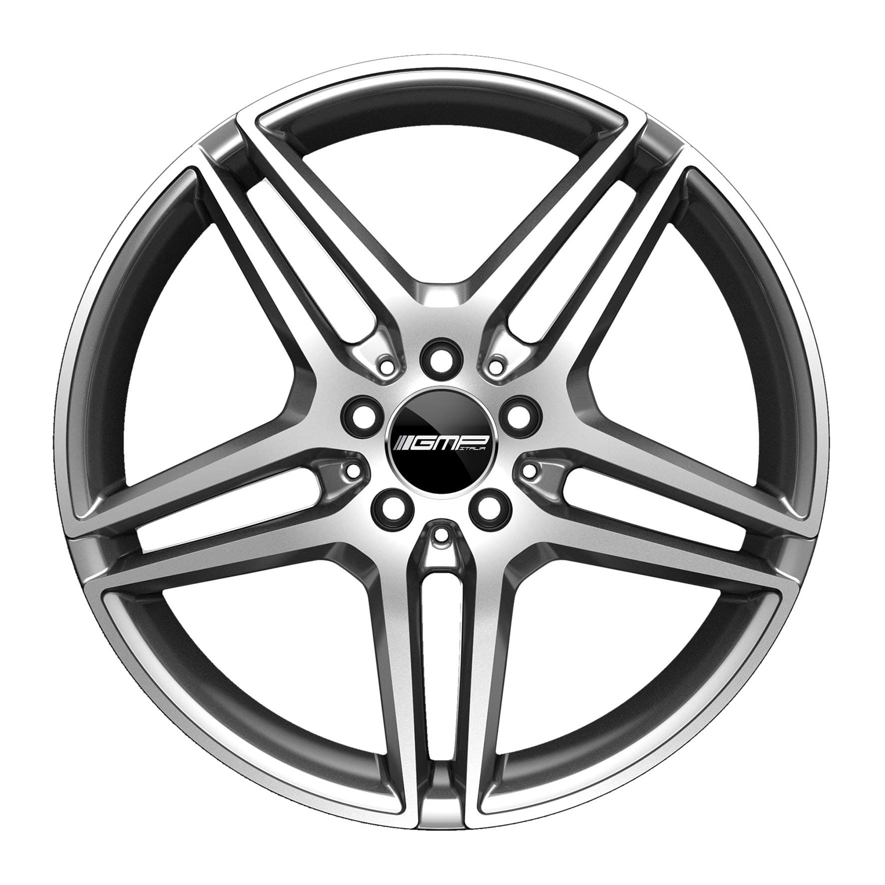 FELGA GMP MYTHOS 8X18 5X112 ET45/66.6 SZARY/POLER