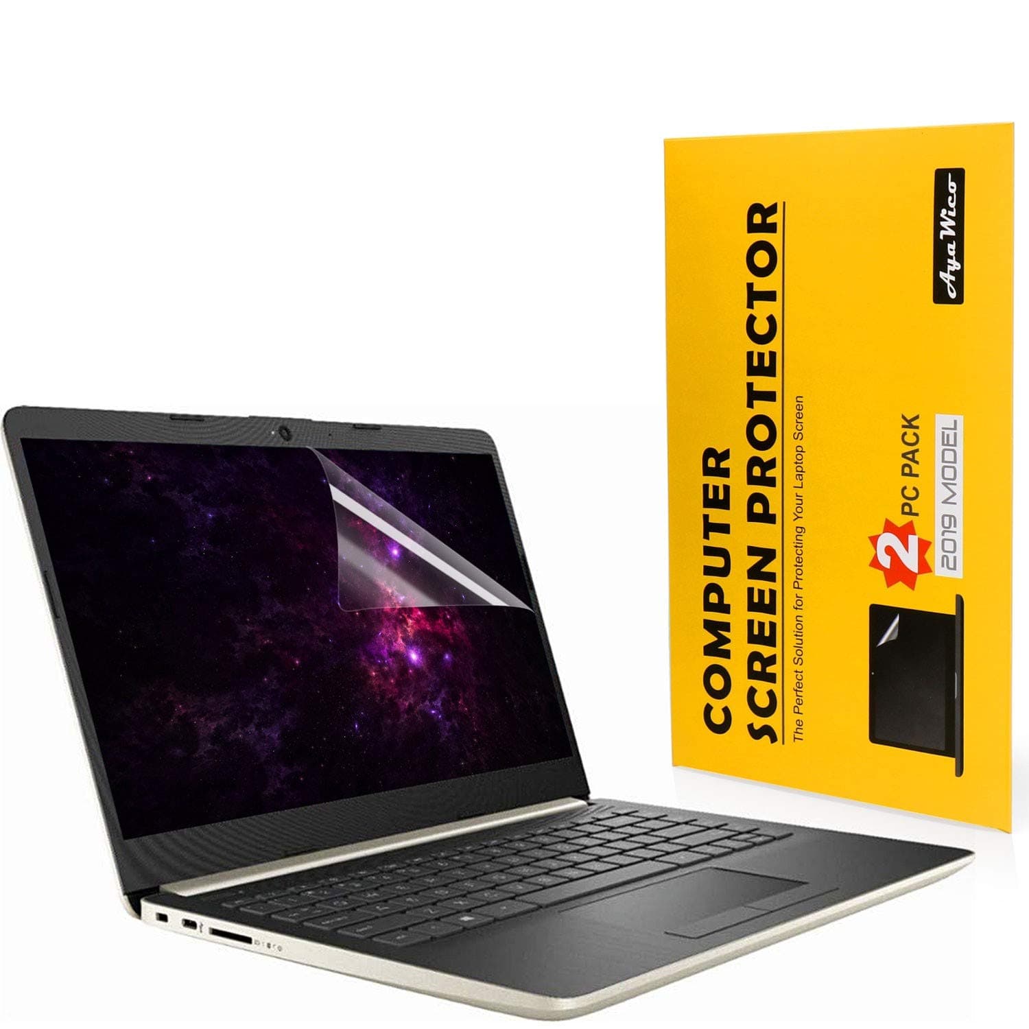 AyaWico 2PC Pack 14 inch Anti Glare Laptop Screen Protector for Notebook Computer Screen 14” Display 16:9