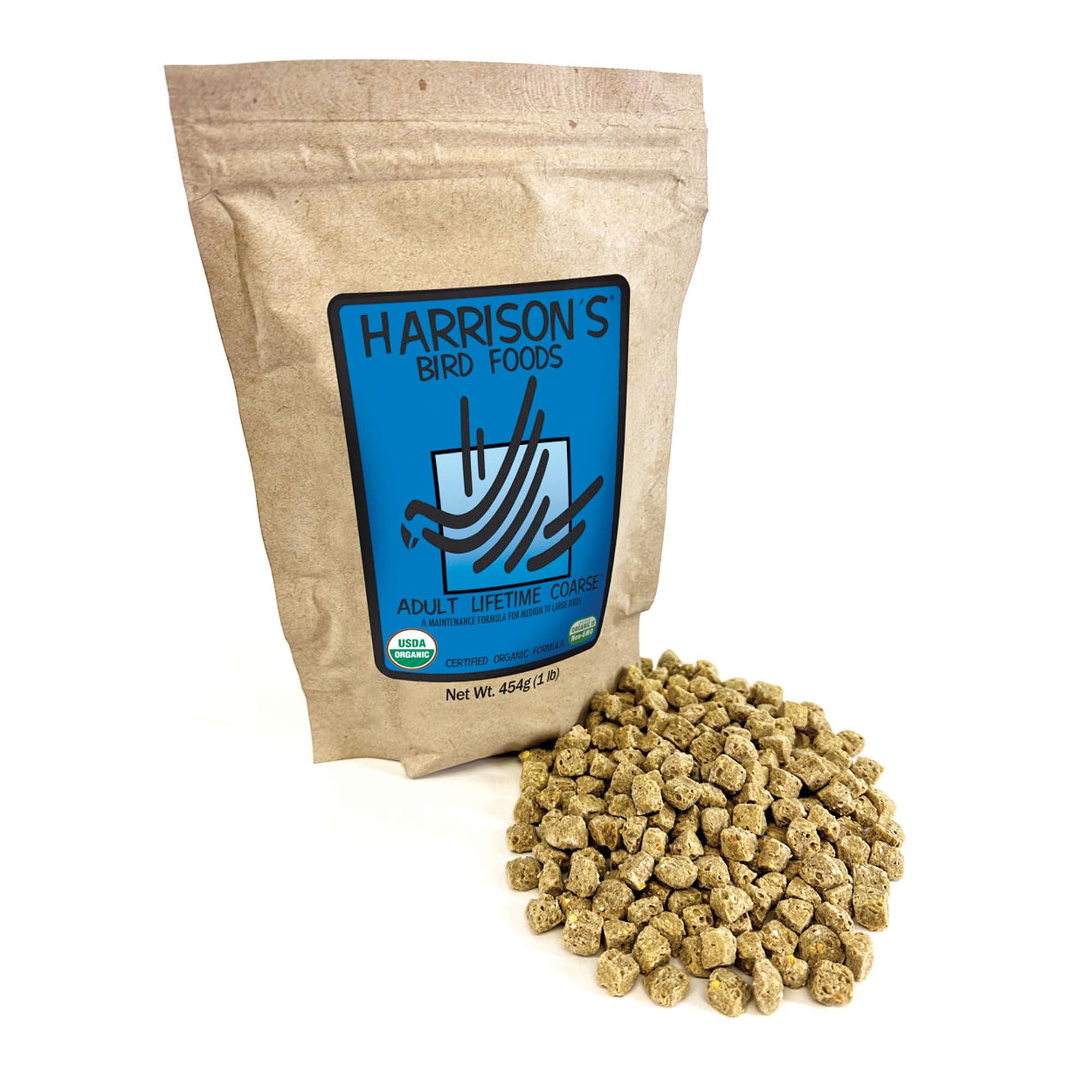 Harrison's Bird Foods Adult Lifetime Coarse (1lbs)