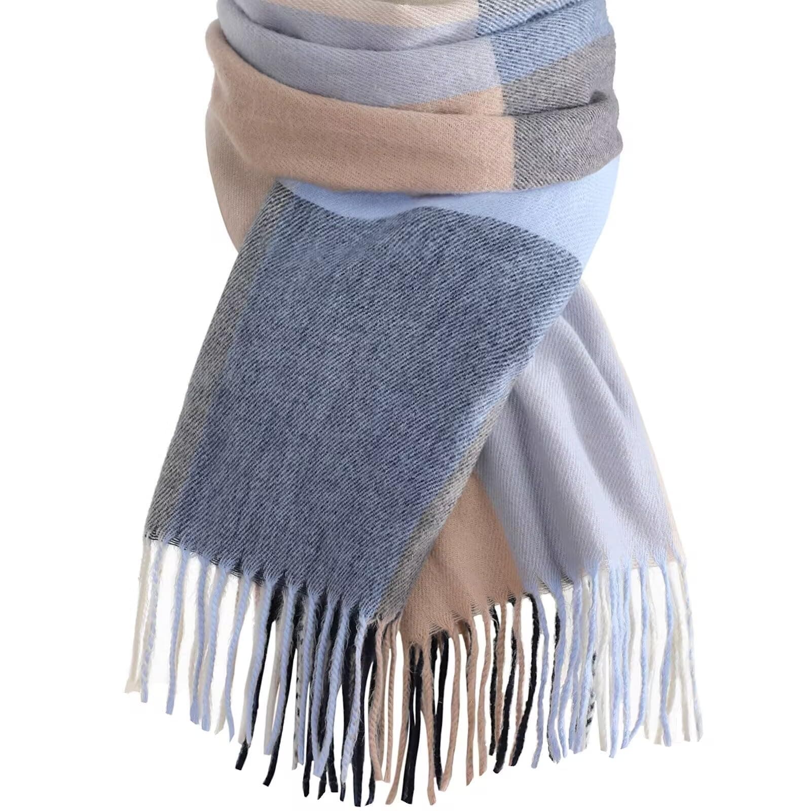 Winter Scarfs for Women, Soft Cozy Plaid Scarf, Long Blanket Scarf, Winter/Fall Pashmina Shawls and Wraps