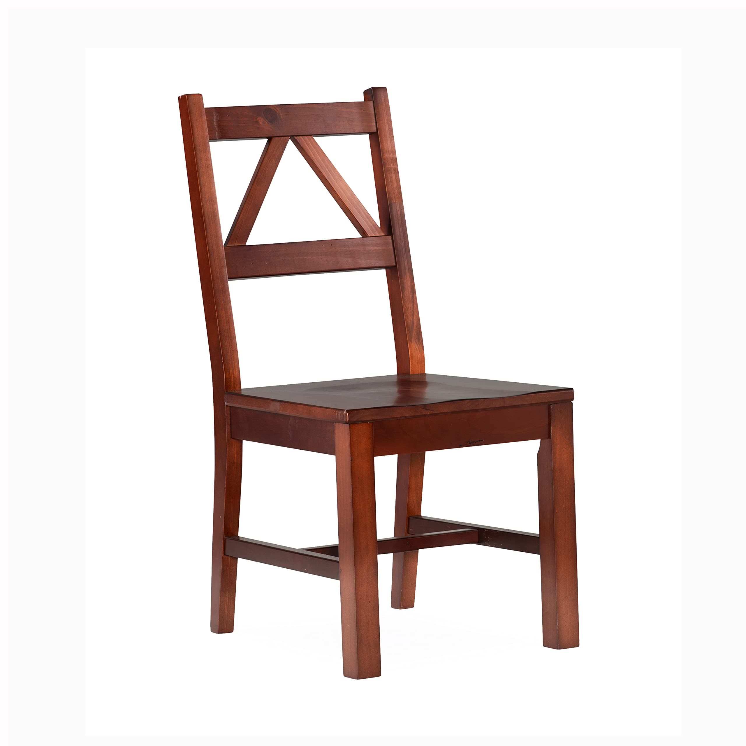 Linon Home Decor Titian Chair, Antique Tobacco Finish, 17.32"w x 21.54"d x 37.56"h