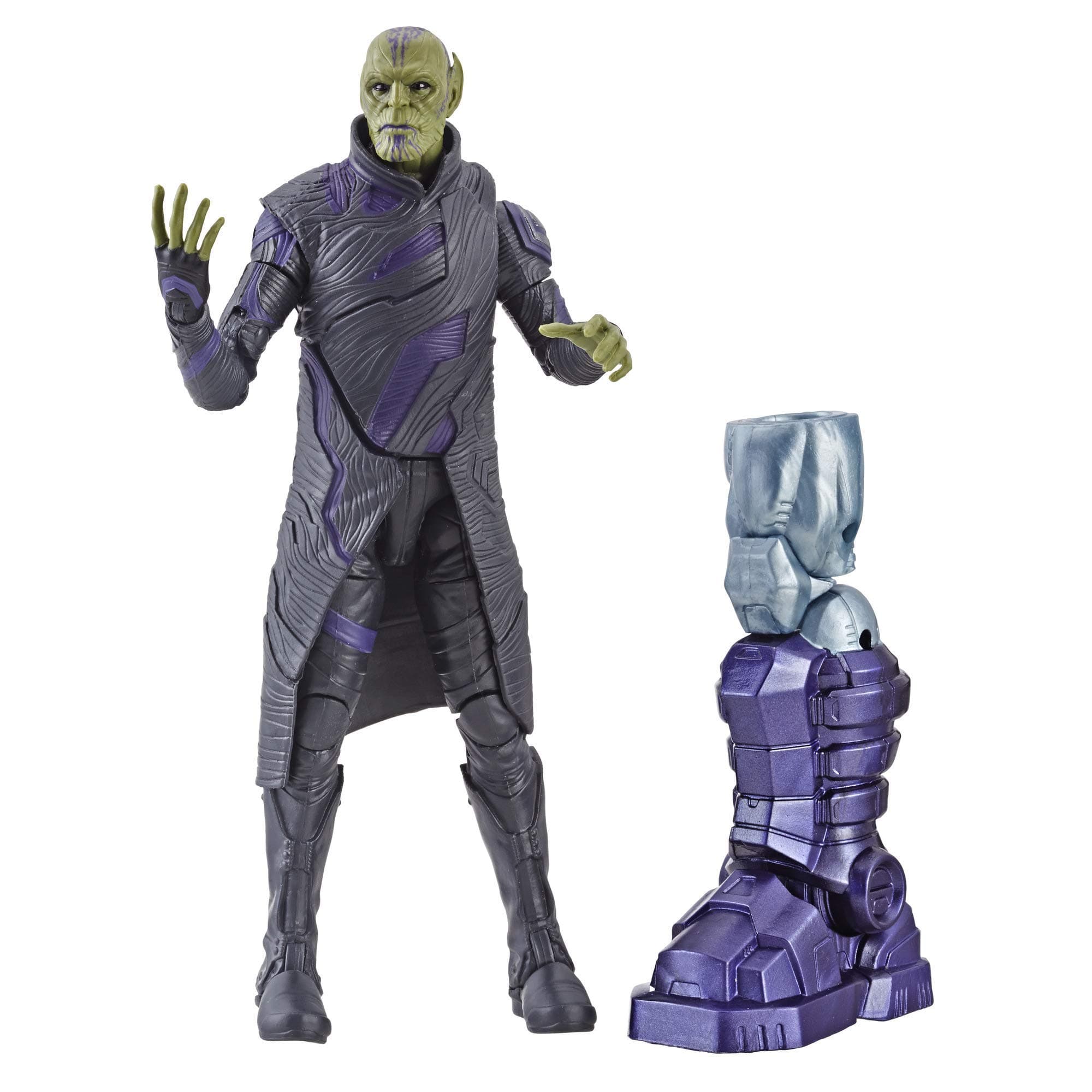 Captain Marvel 6-inch Legends Talos Skrull Figure for Collectors, Kids, and Fans