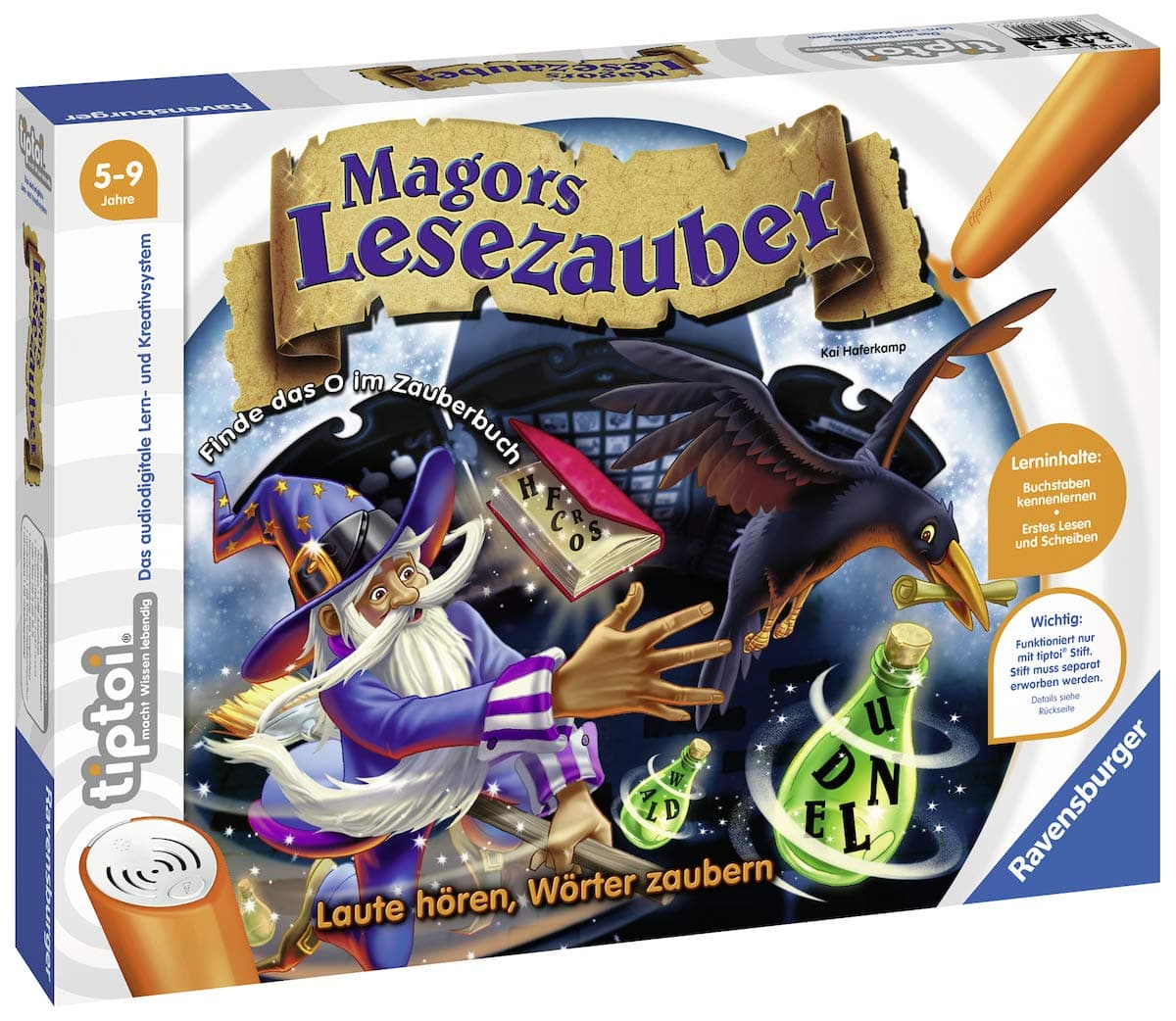 tiptoi® Magors Lesezauber: Laute hören, Wörter zaubern