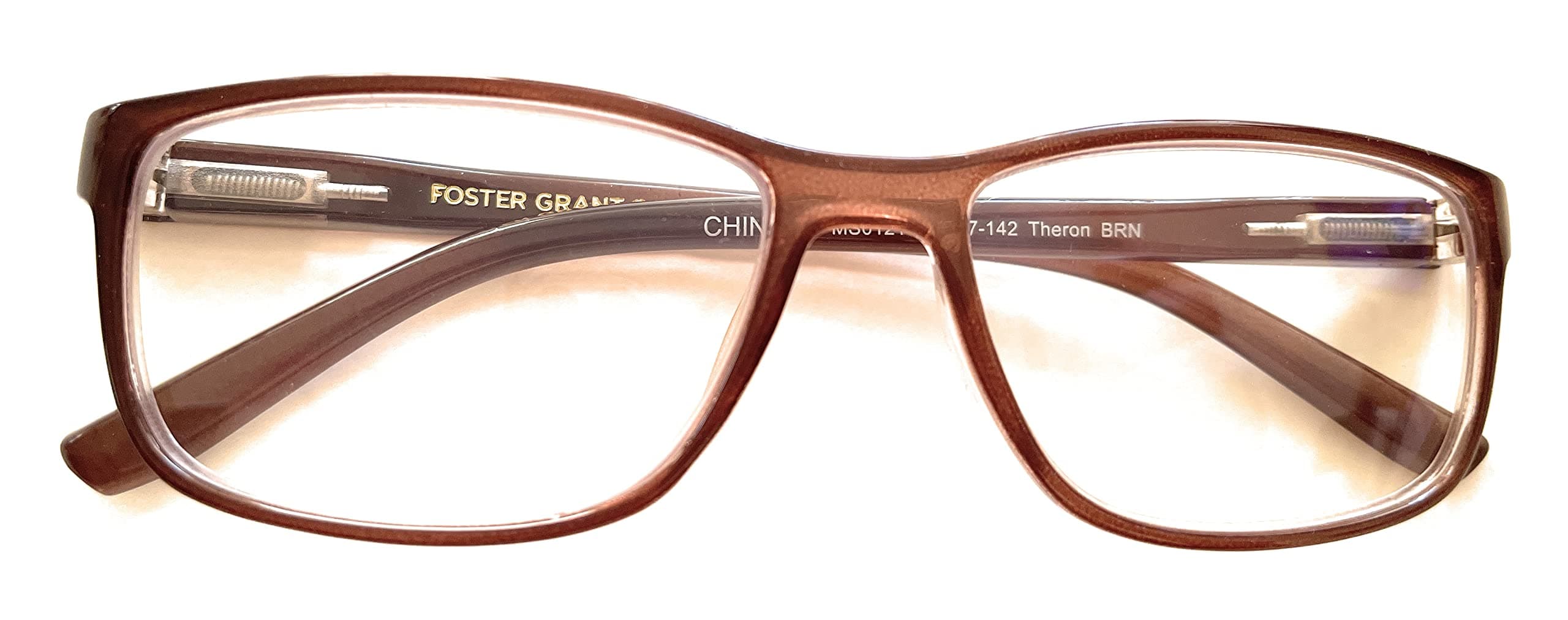Foster Grant Theron Blue Light e- Glasses With Case No Magnification