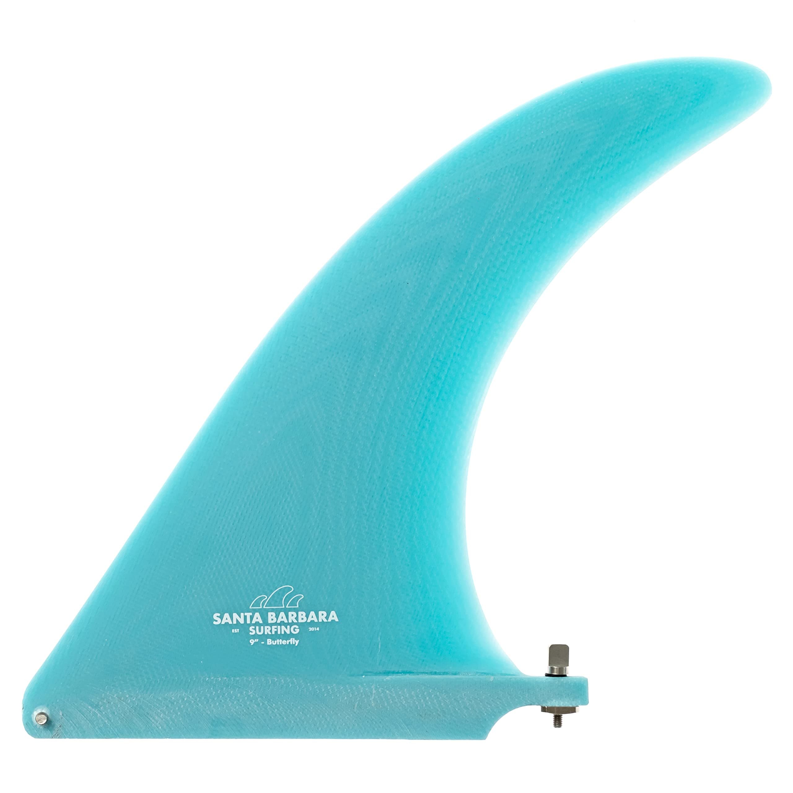 SBS Fiberglass Longboard Single Fin - Butterfly Model (Greenough 4-A Template)