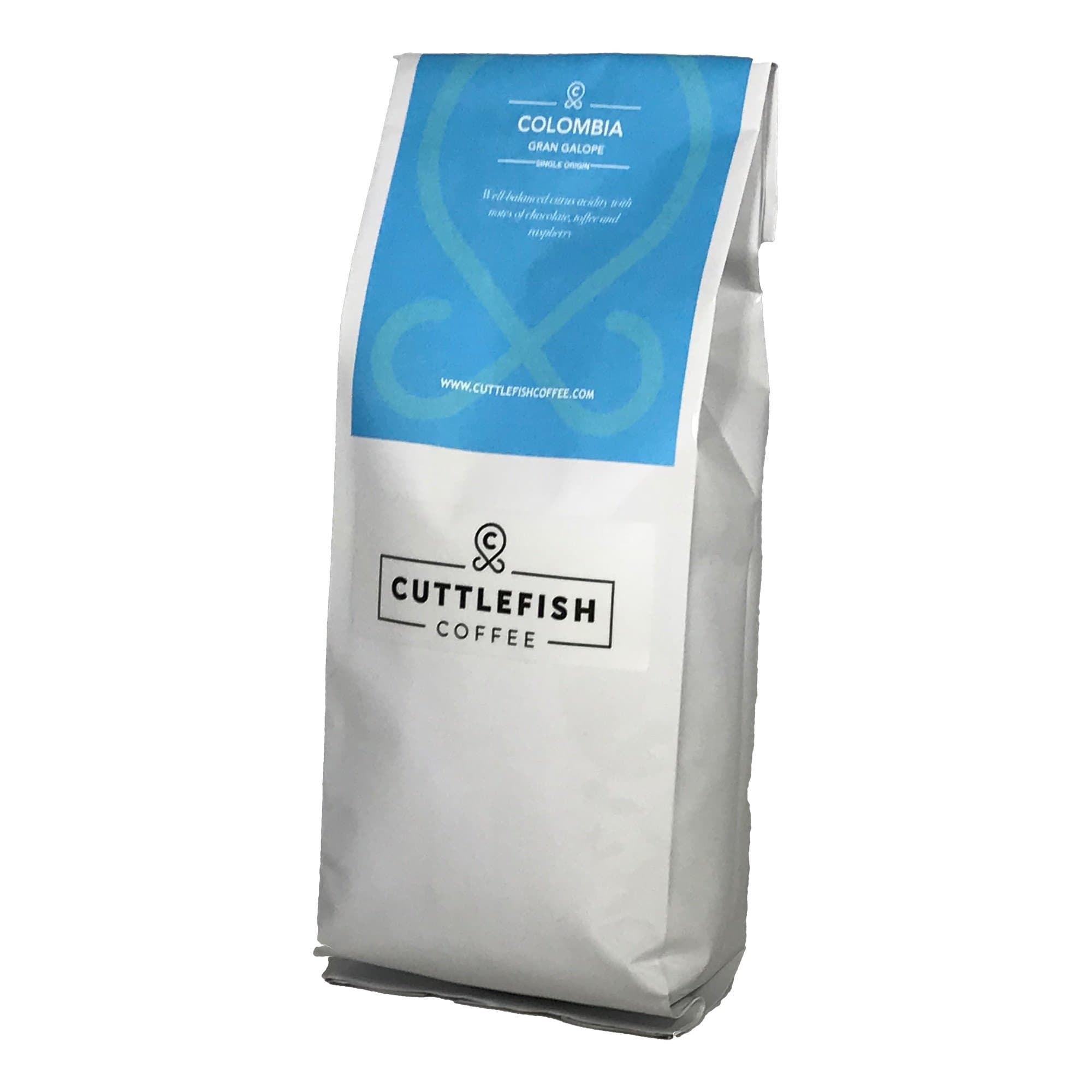 Colombia Gran Galope Single Origin Freshly Roasted Coffee Beans Perfect for Espresso, Cafetiere, Aeropress, Chemex and Hario - 250g Whole Beans