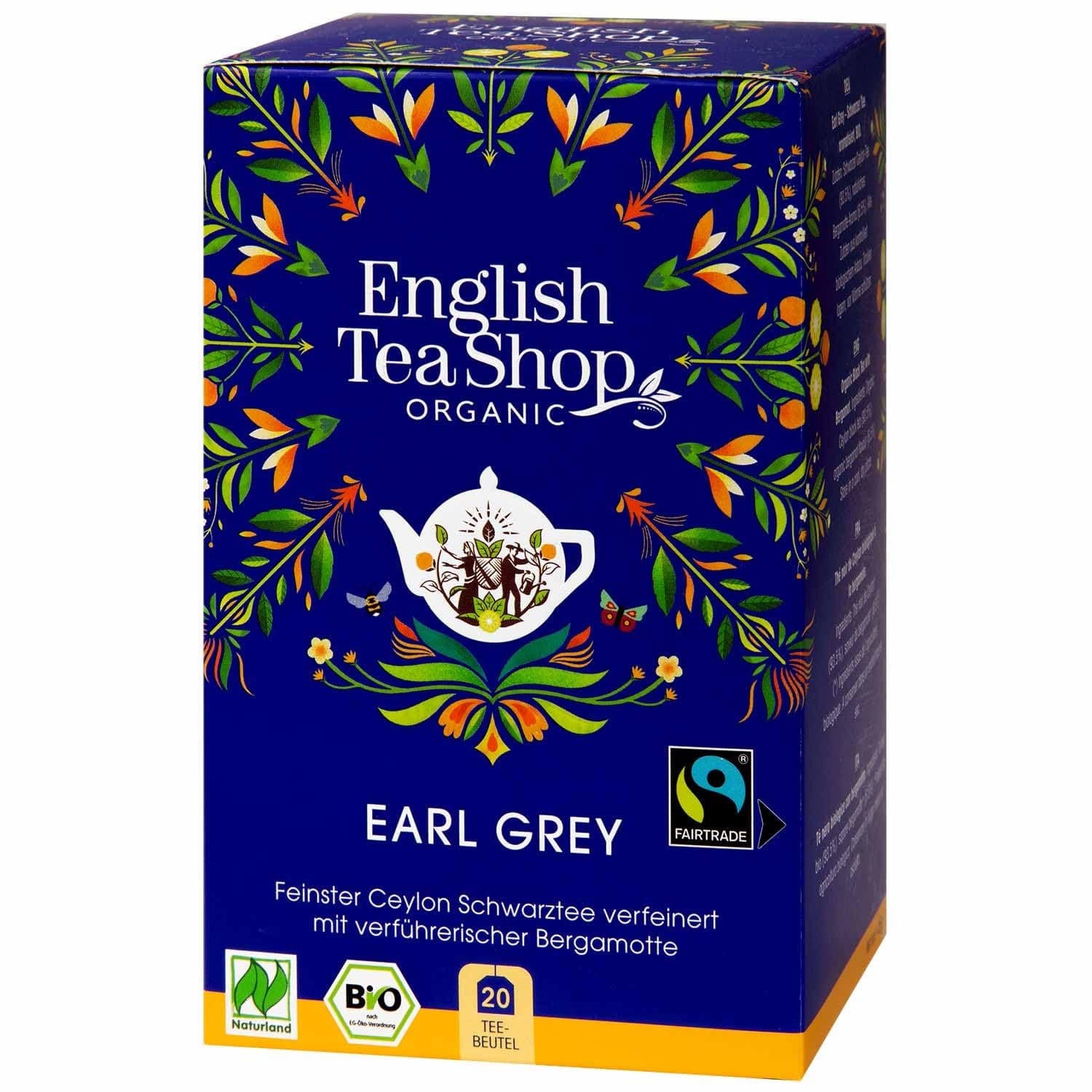 Earl Grey Fairtrade & Organic 20 Sachet Tea Bags
