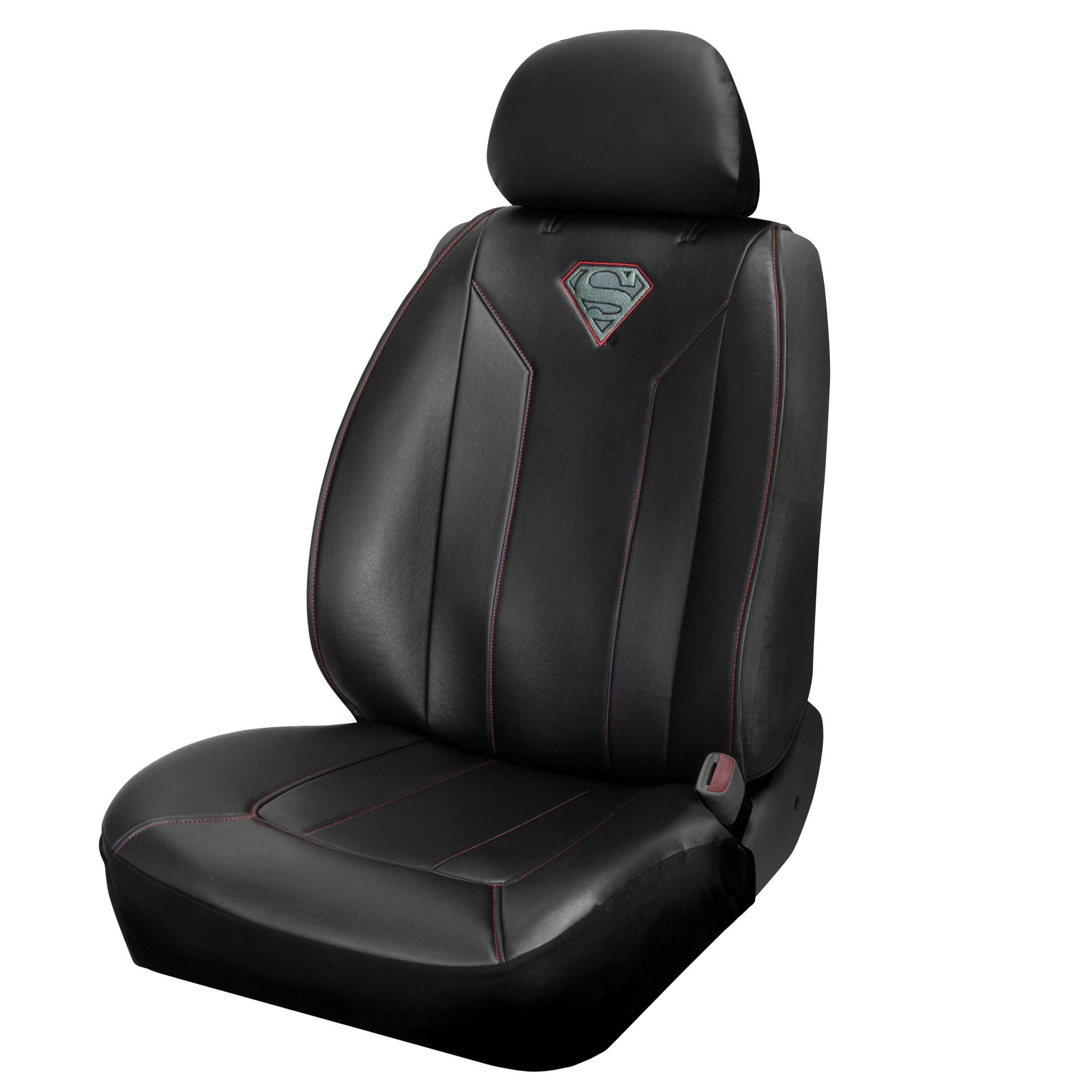 Plasticolor 008677R01 Superman 3 Piece Premium Sideless Seat Cover for Car Truck or SUV