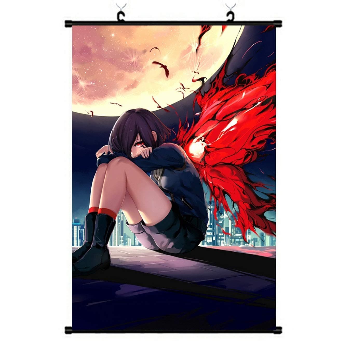 Ogden Barney extraordinary Amine Tokyo Ghoul Kaneki Ken Reel Painting Poster Cosplay Wall Scroll Decor(None 4-20X30CM)