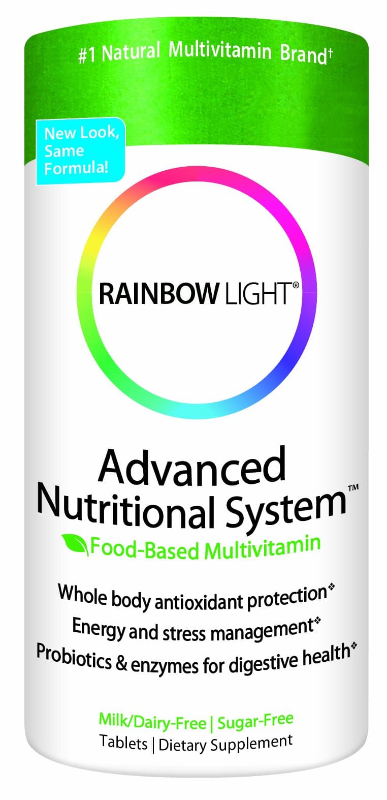 Rainbow Light Advanced Nutritional System Food Based Tablets 180 tablets