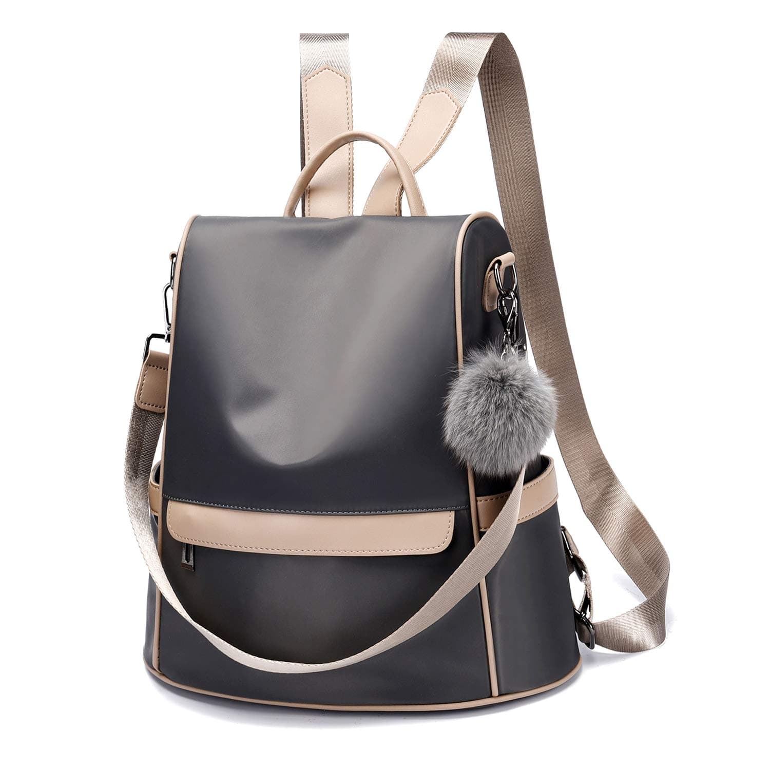 CHERUTY Women Backpack Purse Nylon Anti-theft Fashion Casual Lightweight Travel Shoulder Bag