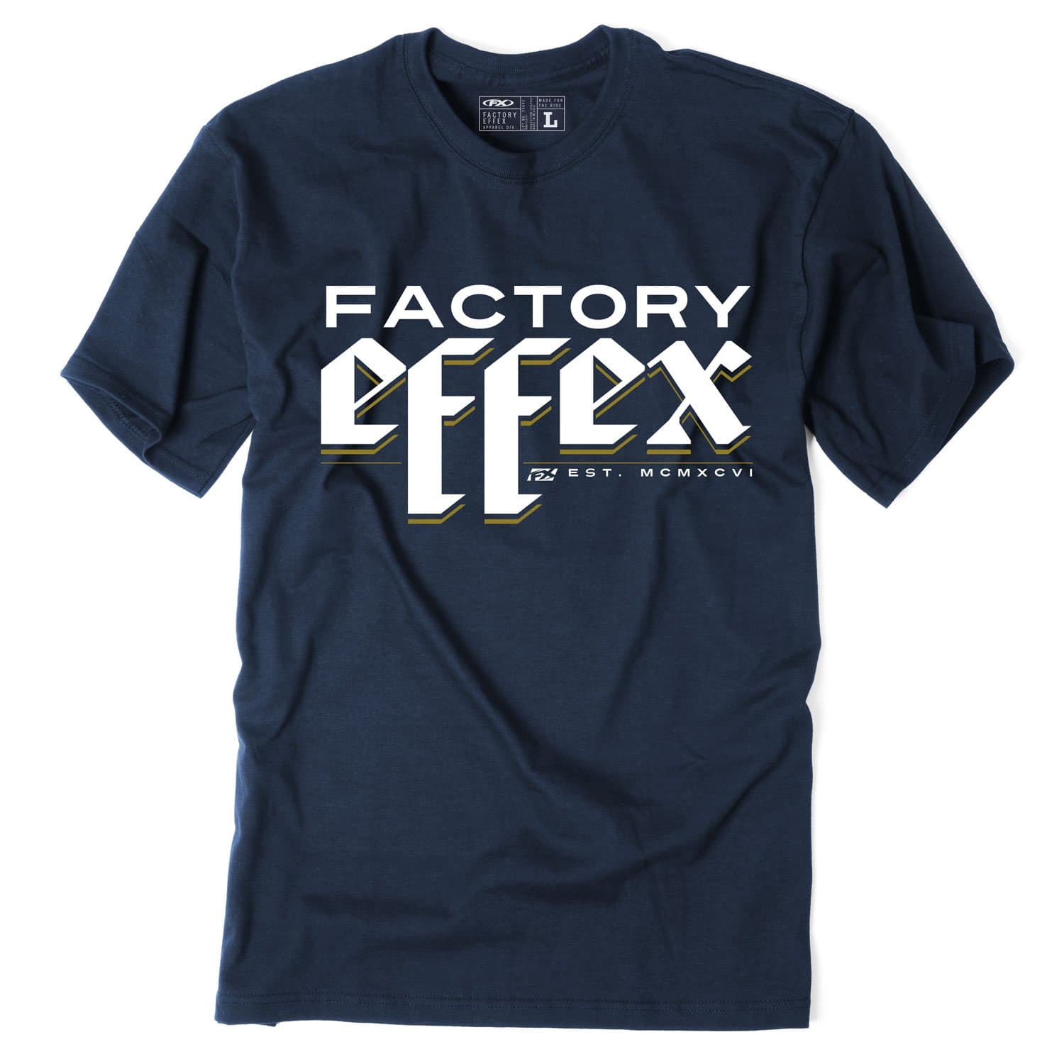 Factory Effex(18-87712 FX Pub T-Shirt (Navy, Medium)