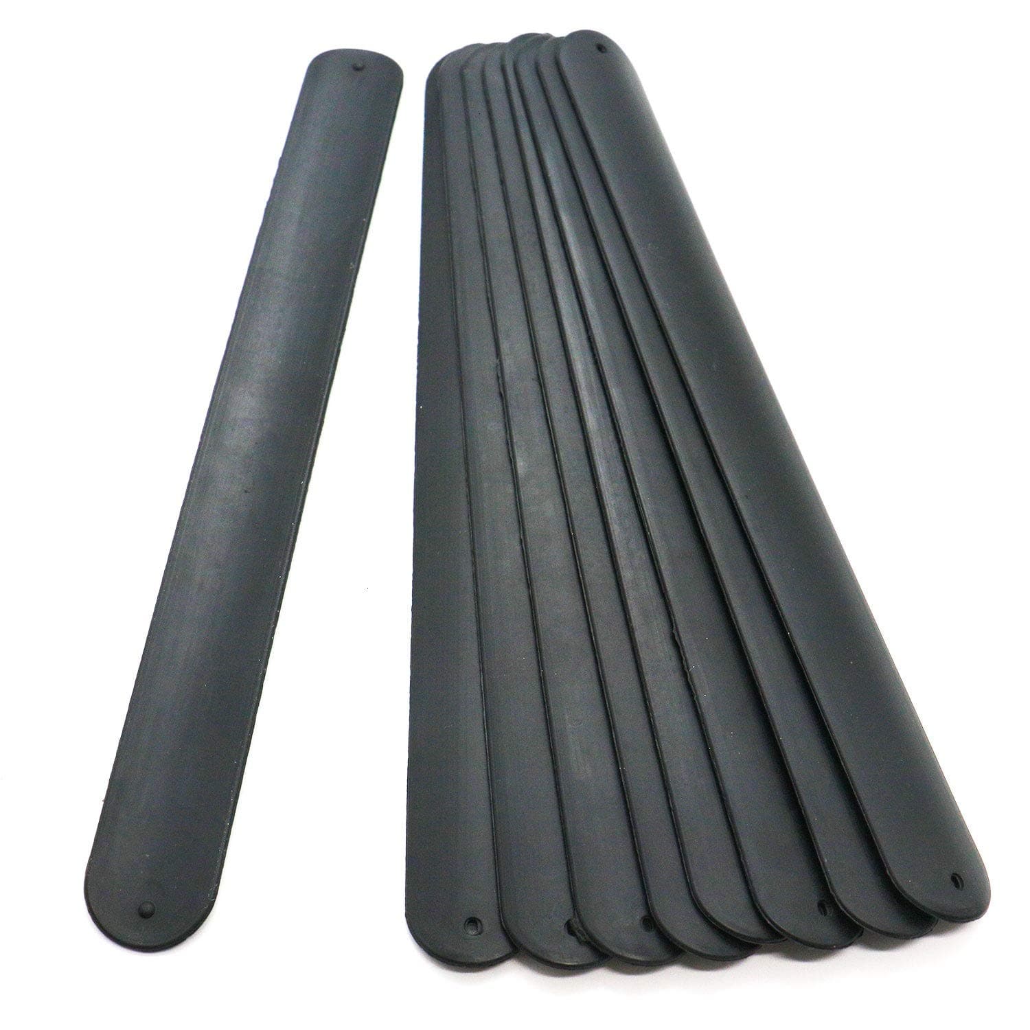 Gonioa 9PCS Black Silicone Slap Bracelets Wristband Magic Bracelet Wrist Bands Party Wrist Strap