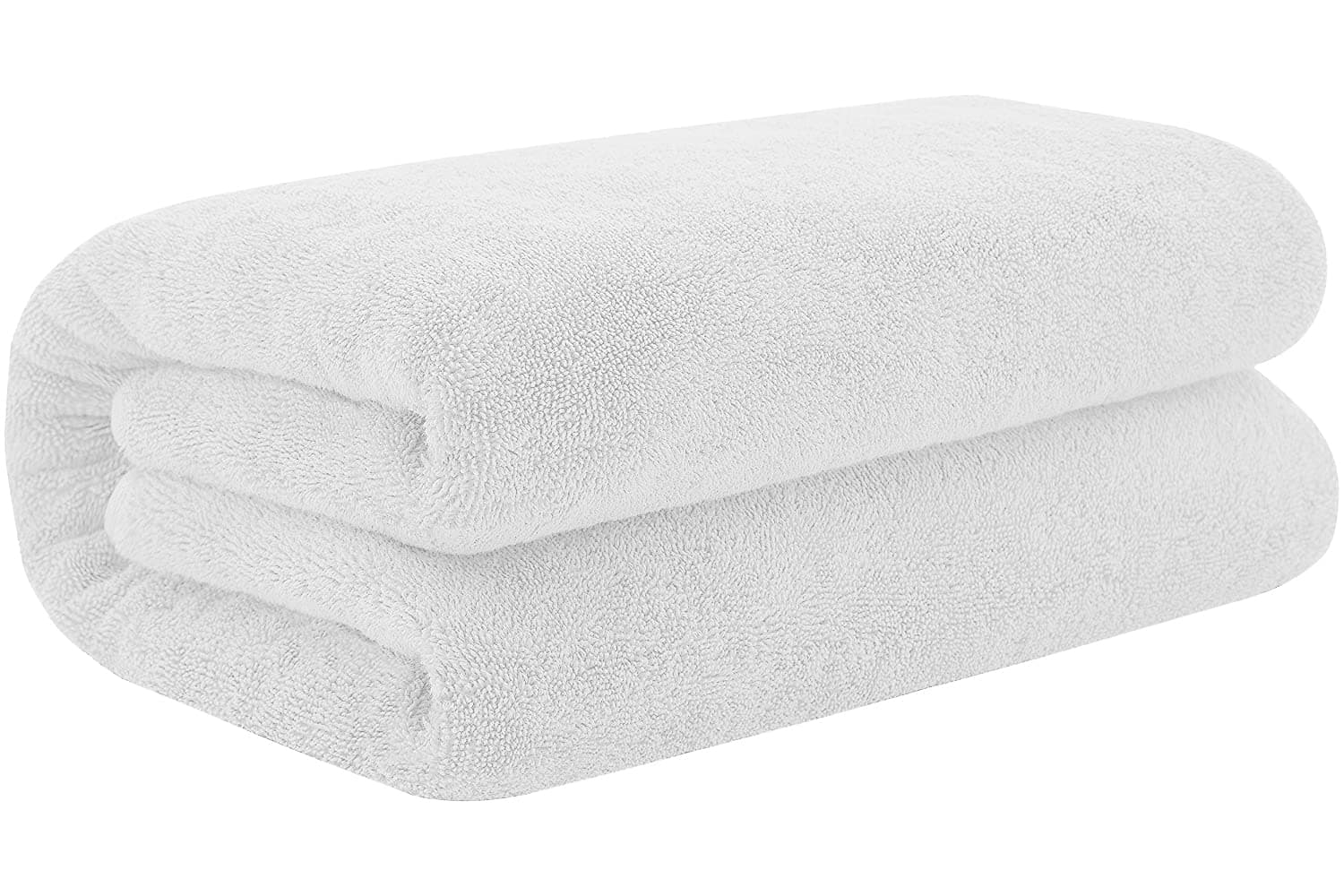 - Pack of 1 Jumbo Bath Sheet 40x80 Inches, Super Soft Quick Dry Cotton Towels, Luxury Oversized White Bath Towels