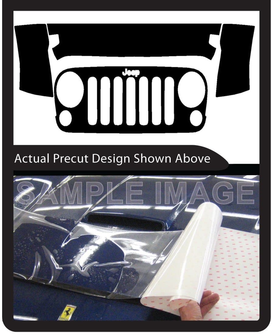 Jeep Wrangler Sport (2010-2012) 3M Clear Paint Protection Film Kit