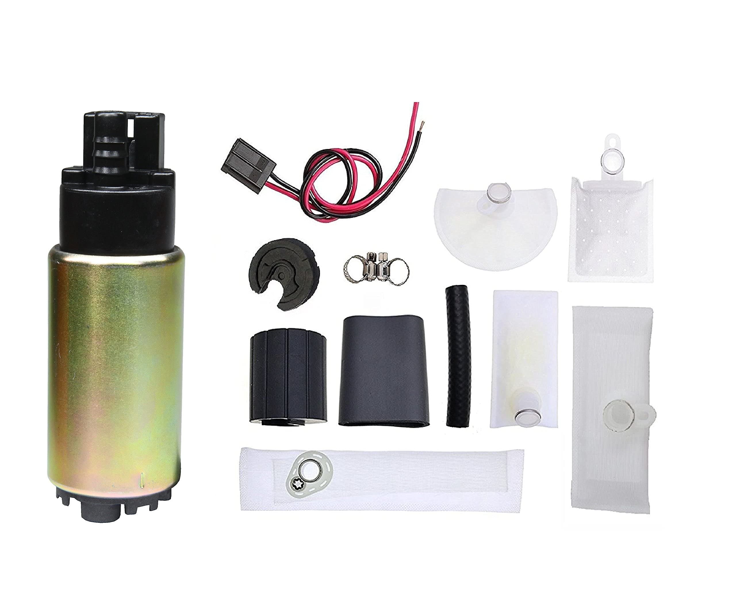 TOPSCOPE FP388335 - Universal Electric Fuel Pump Installation Kit with strainer E2068
