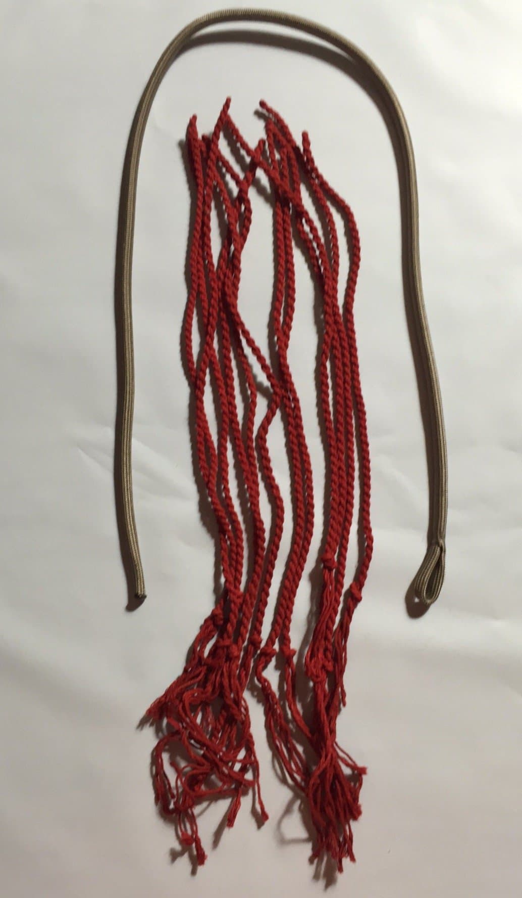 Nylon Gray Fall Kit Plus an Additional 12 RED String Cracker Popper for bullwhip