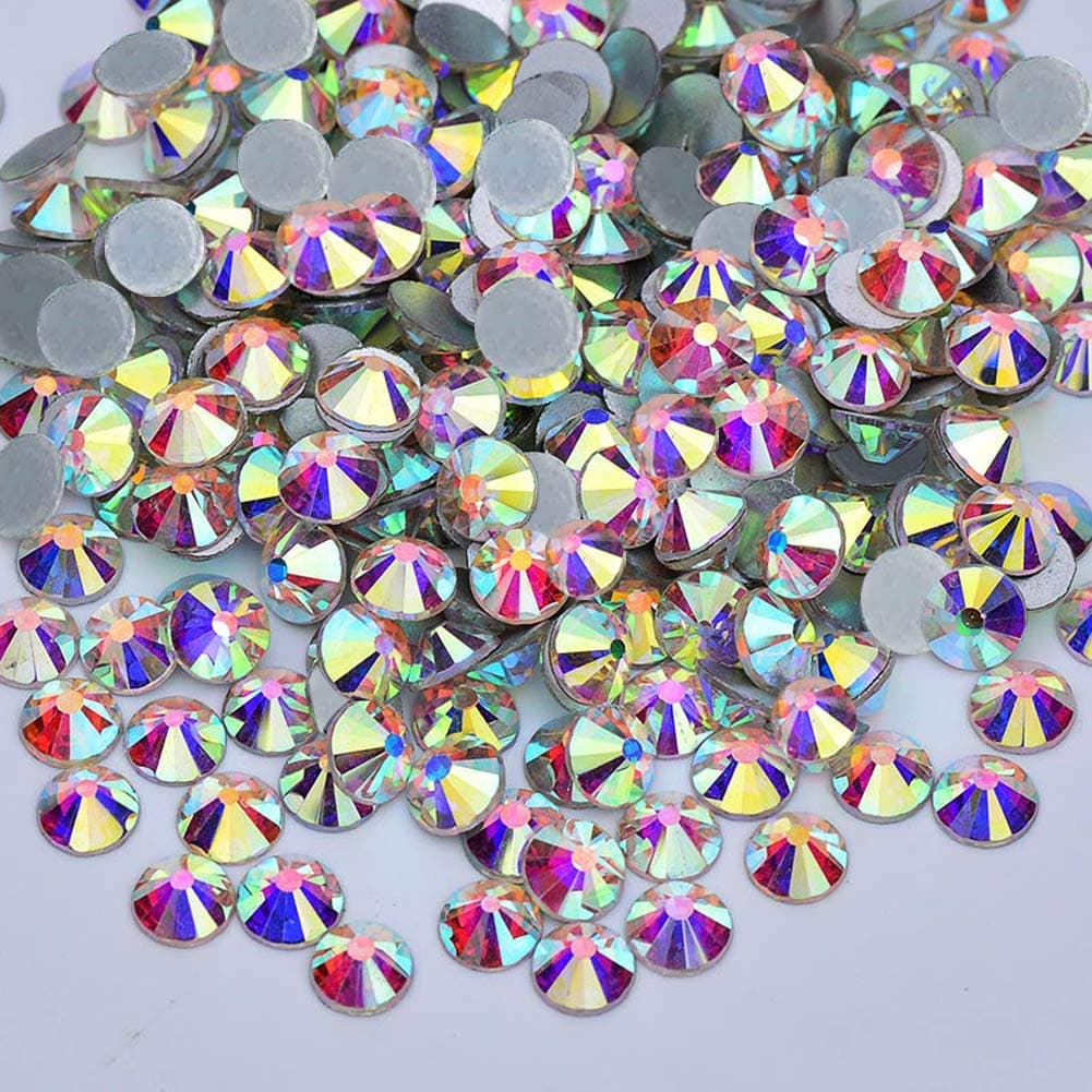Facerain Flatback Hotfix Rhinestones Crystal Glass Stones AB SS3-SS40 1440pcs (SS20)
