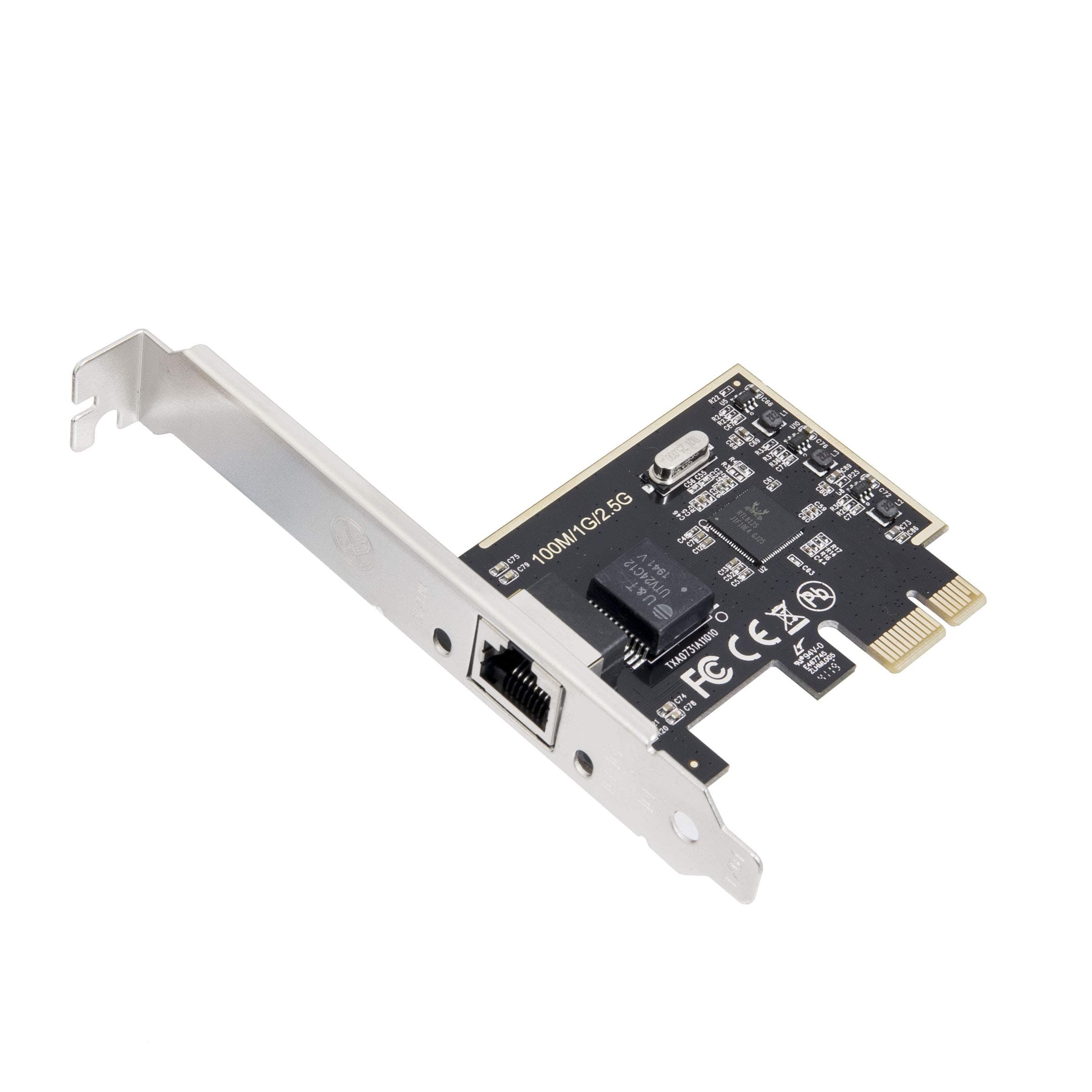 2.5 Gigabit Ethernet PCI Express PCI-E Network Interface Card 10/100/1000/25000 Mbps RJ45 LAN SI-PEX24059