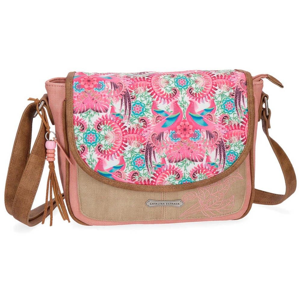 Catalina Estrada Faisan Shoulder bag Multicoloured 25x20x7 cms Synthetic Leather