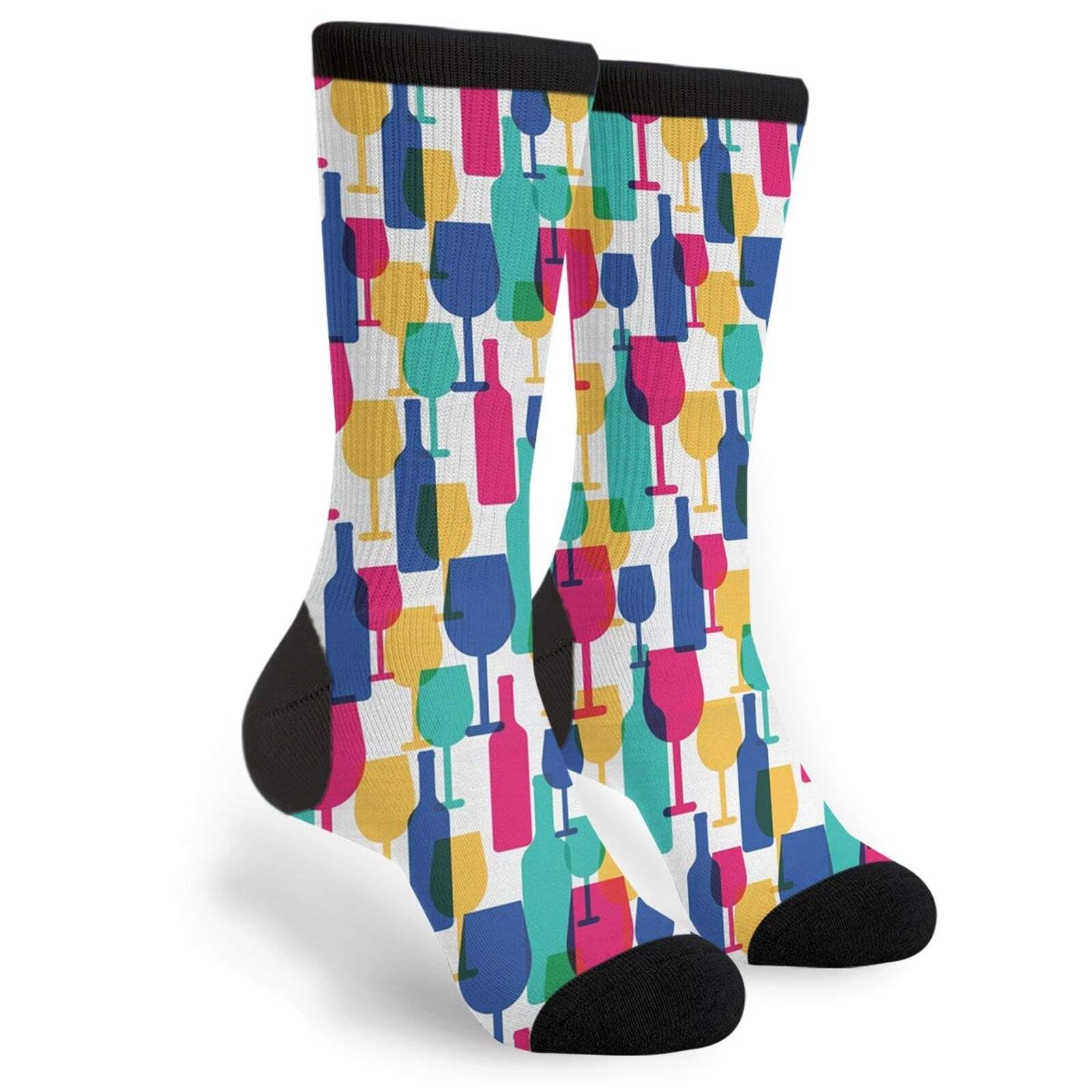 Unisex Novelty Crew Socks Casual Funny Crazy Dress Socks