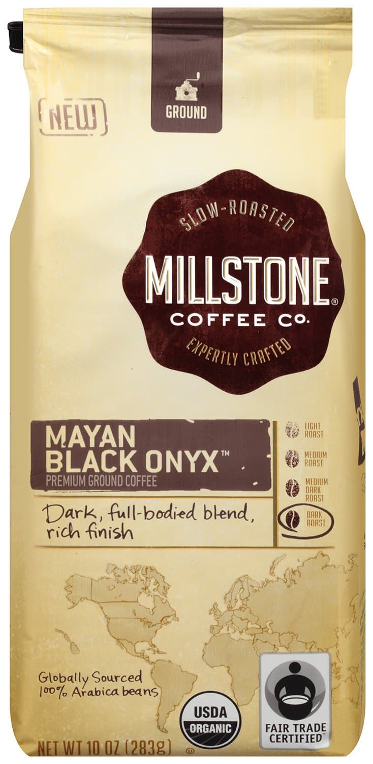 Millstone Mayan Black Onyz Premium Ground Coffee, 10 Ounce