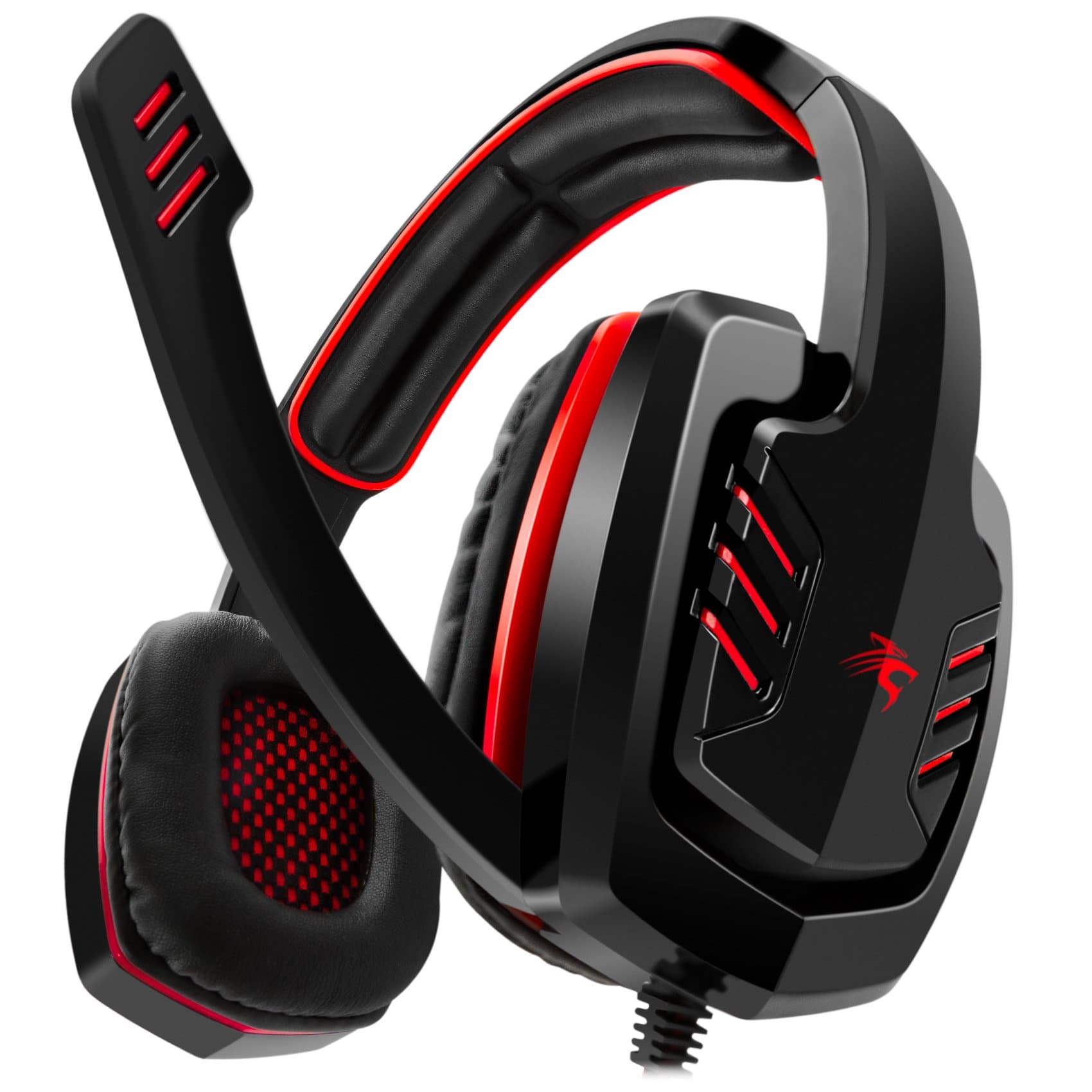 Gaming Headset Red Arrow Analog 3.5mm In-line Volume Control & Computer Headset with Microphone Gaming Headphones Headphone Pc, Mac or Laptop, Tablet, Mobile Phones / Headset