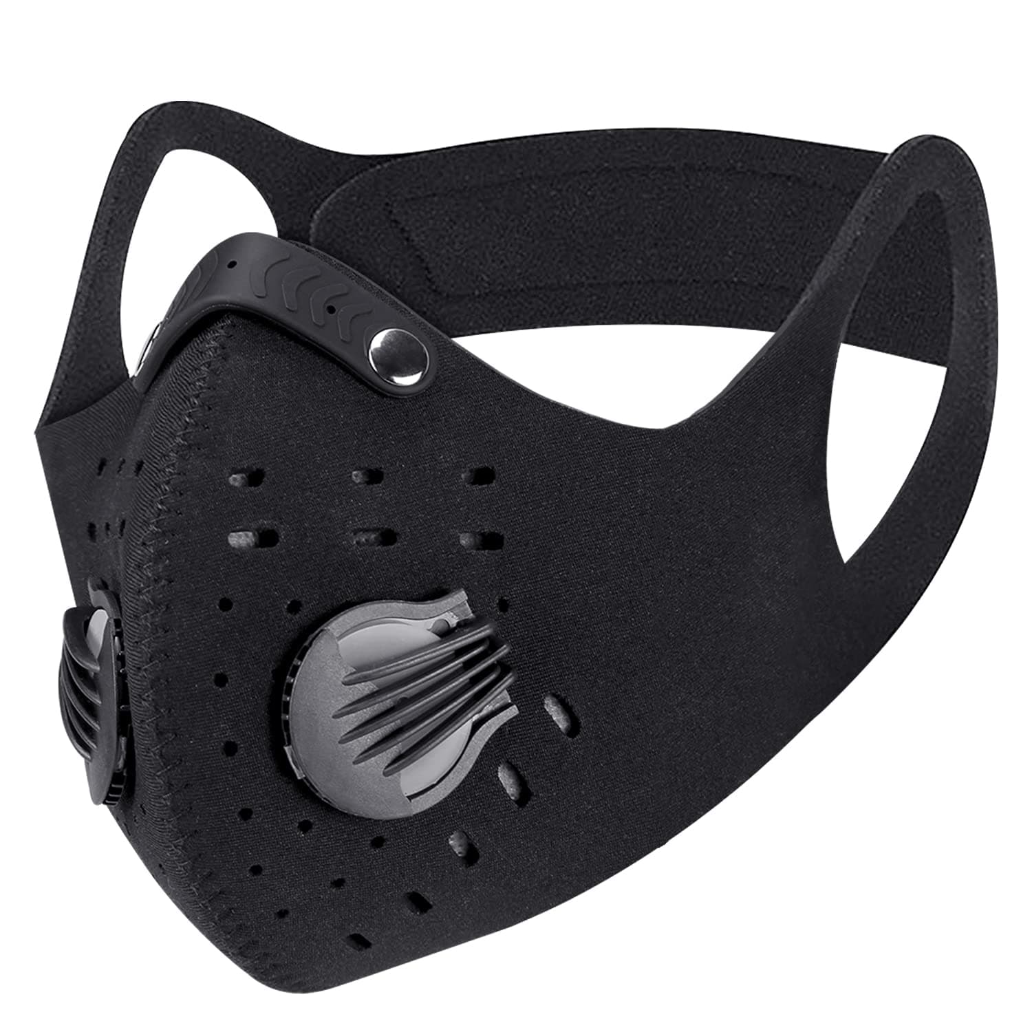 Dust Mouth Face Cover Half Face Sports Face Protections Anti Dust Face Mouth Riding Cover with Valve Reusable Breathing Lightweight Face Shield Outdoor Facial for Men and Women