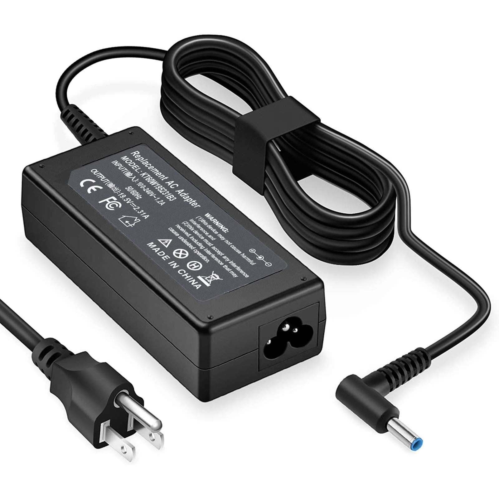 45W 19.5V 2.31A Ac Adapter Charger Compatible with HP Pavilion x360 Charger 15-f272wm 15-f387wm 15-f233wm 15-f222wm 15-f211wm 15-f337wm 17-g121wm 17-g119dx Elitebook Folio 1040 g1 741727-001