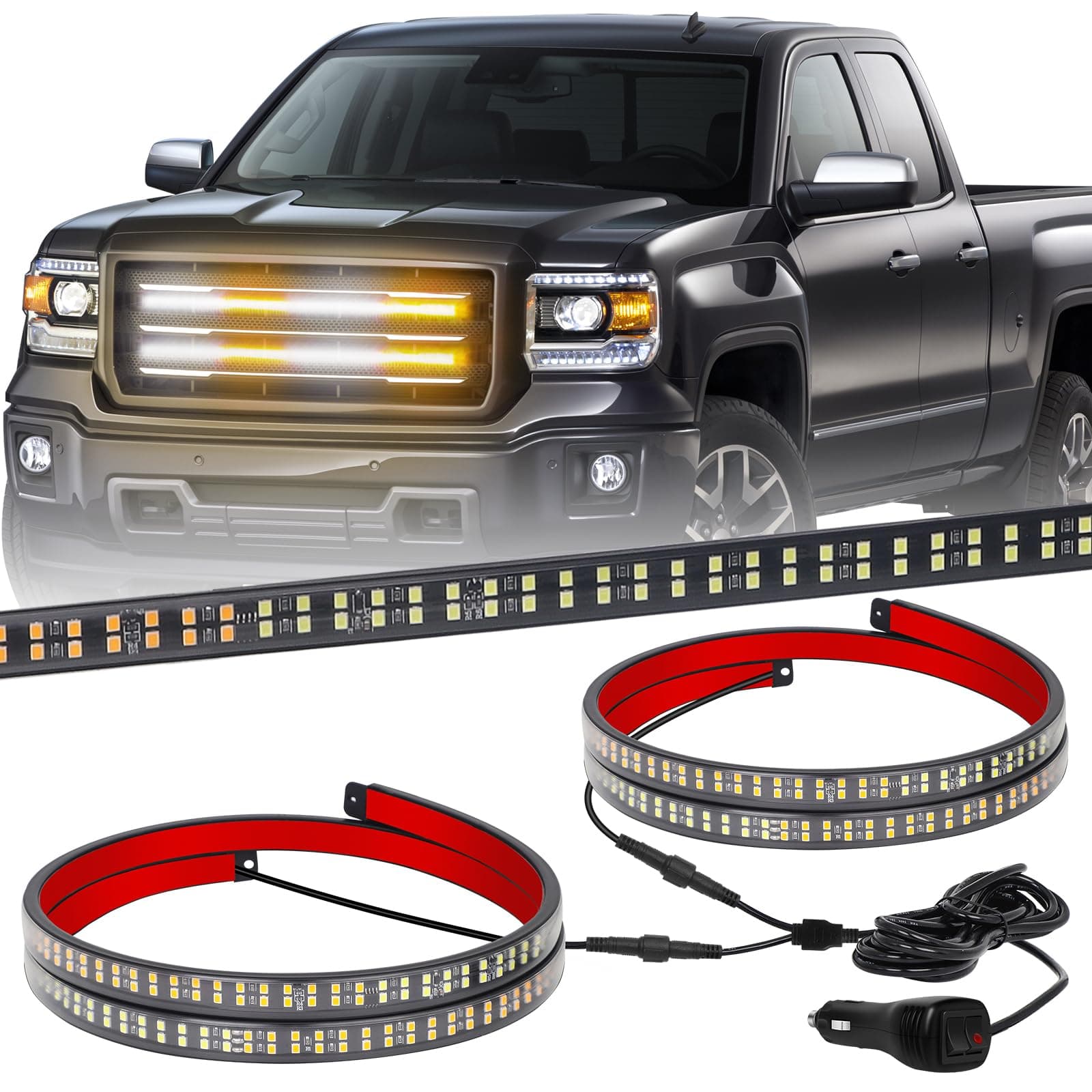 Truck Grill Strobe Lights Strip