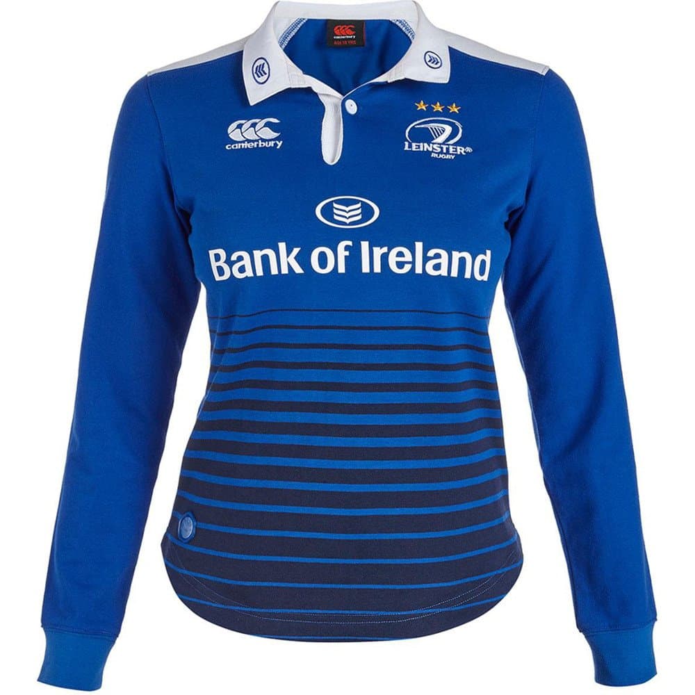 Canterbury Womens/Ladies Leinster Classic Long Sleeve Jersey Shirt