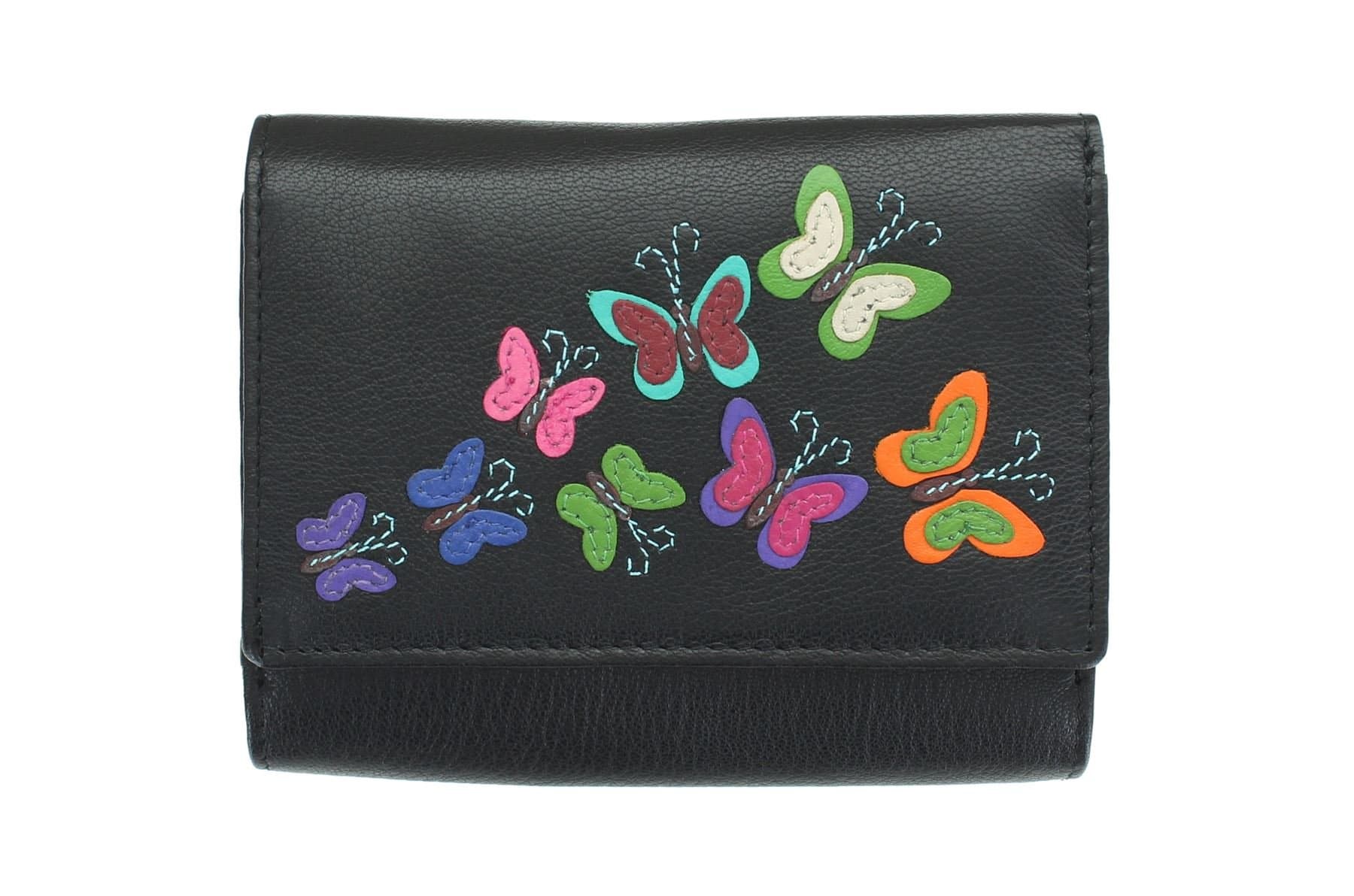 Mala Leather Harper Collection Ladies Leather Purse - RFID Protection 3429_9 Black