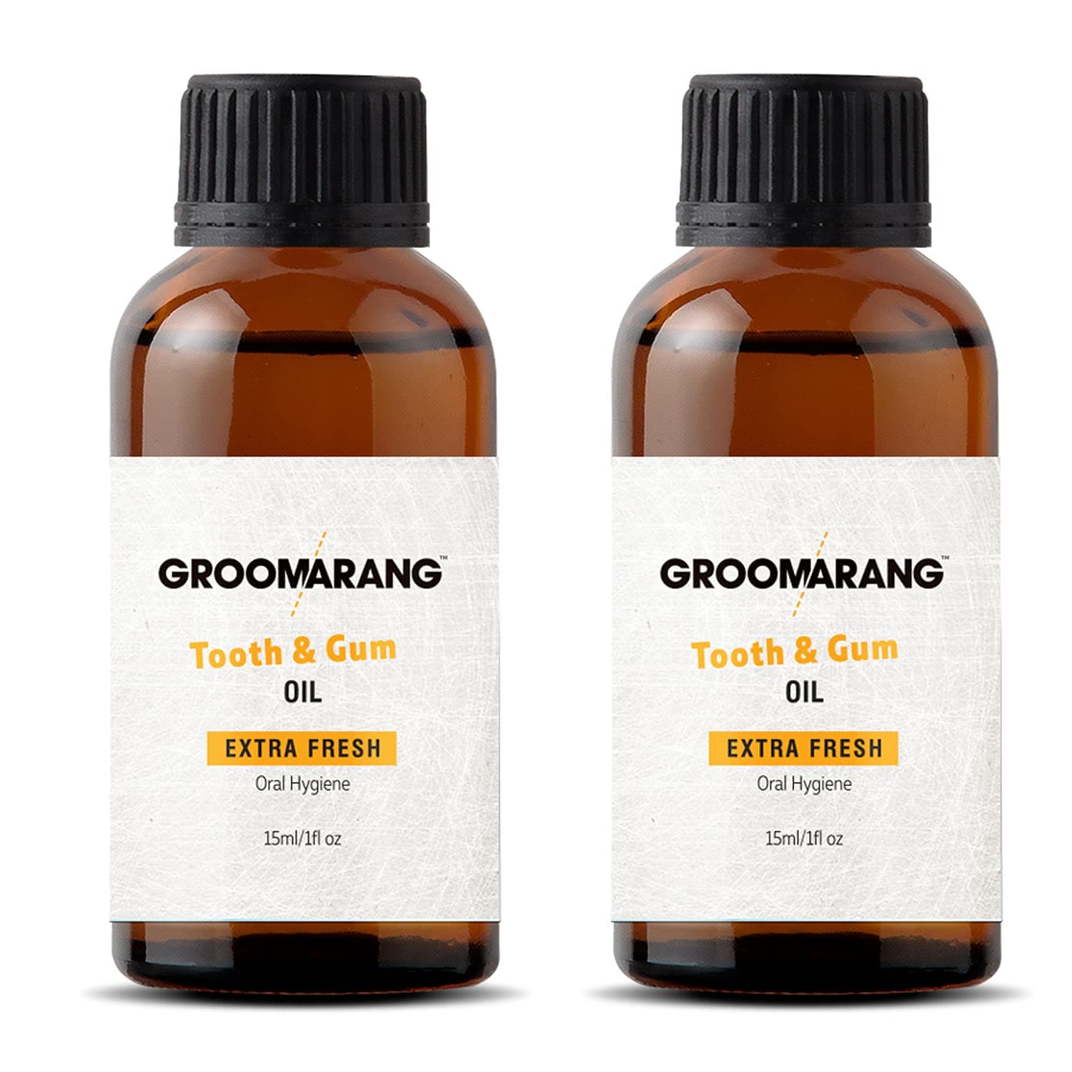 Groomarang Gum Oil - 100% Pure Botanical Oils for Healthy Gums (Extra Strength) - 15ml x2 Bottles, Made in the UK