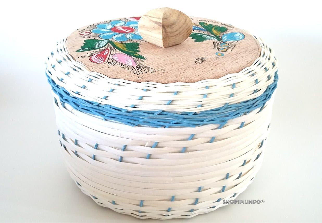 Large Big Size Mexican Tortilla Keeper Warmer Basket Eco Friendly Handmade in Mexico. Keeps Tortillas Heated for up to One Hour. SET of 1 Tortilla Warmer and 1 Tortilla Blanket for better results.