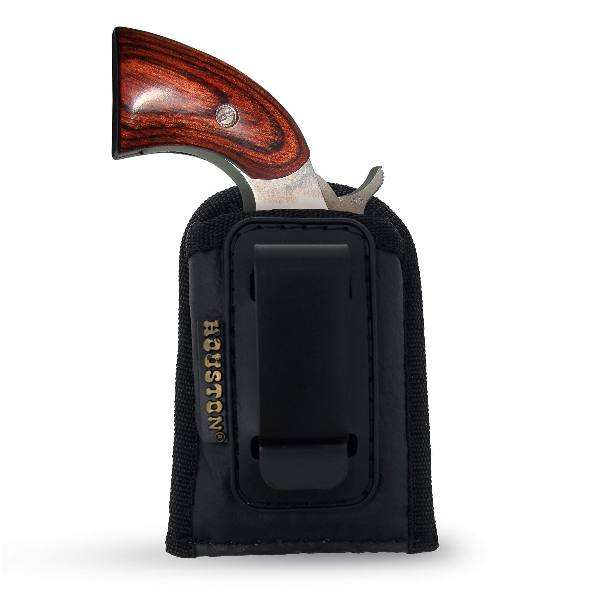 IWB Mini Revolvers Holster - Eco Leather North American Arms Concealed Carry Soft Material - Suede Interior for Protection - Fits: North American Arms Revolvers Short NAA-22S (Ambidextrous)