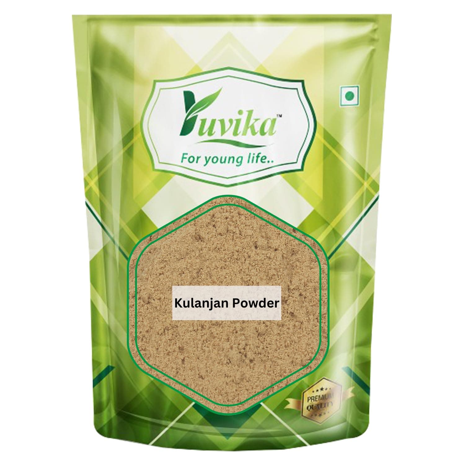 Yuvika Kulanjan Powder - Paan Root - Alpinia Galanga Wild - Siamese Ginger - Thai Ginger Powder 100 Grams