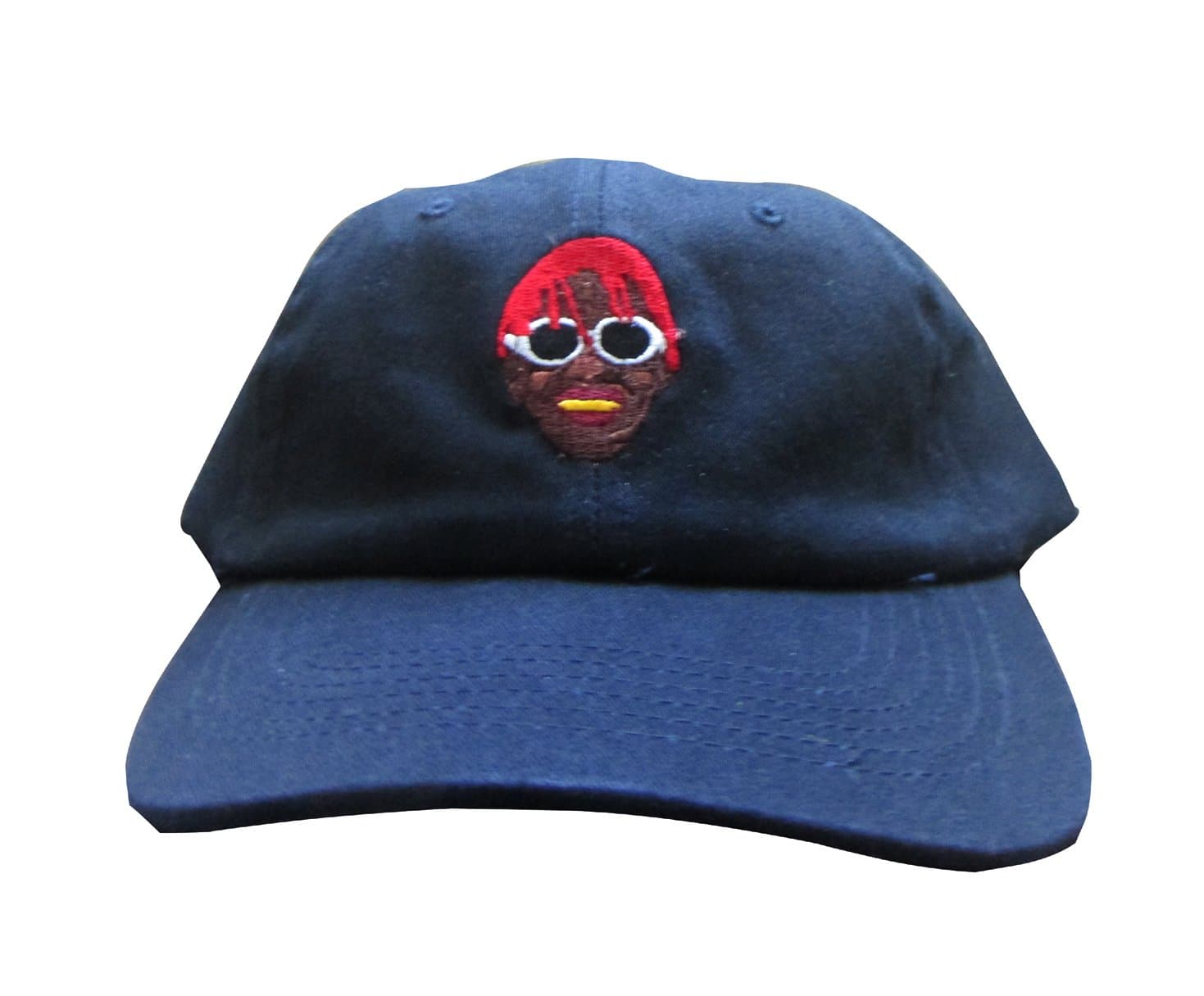 Cartoon Boat Drawing Emoji Meme Unstructured Twill Cotton Low Profile Dad Hat Cap (black) Apparel