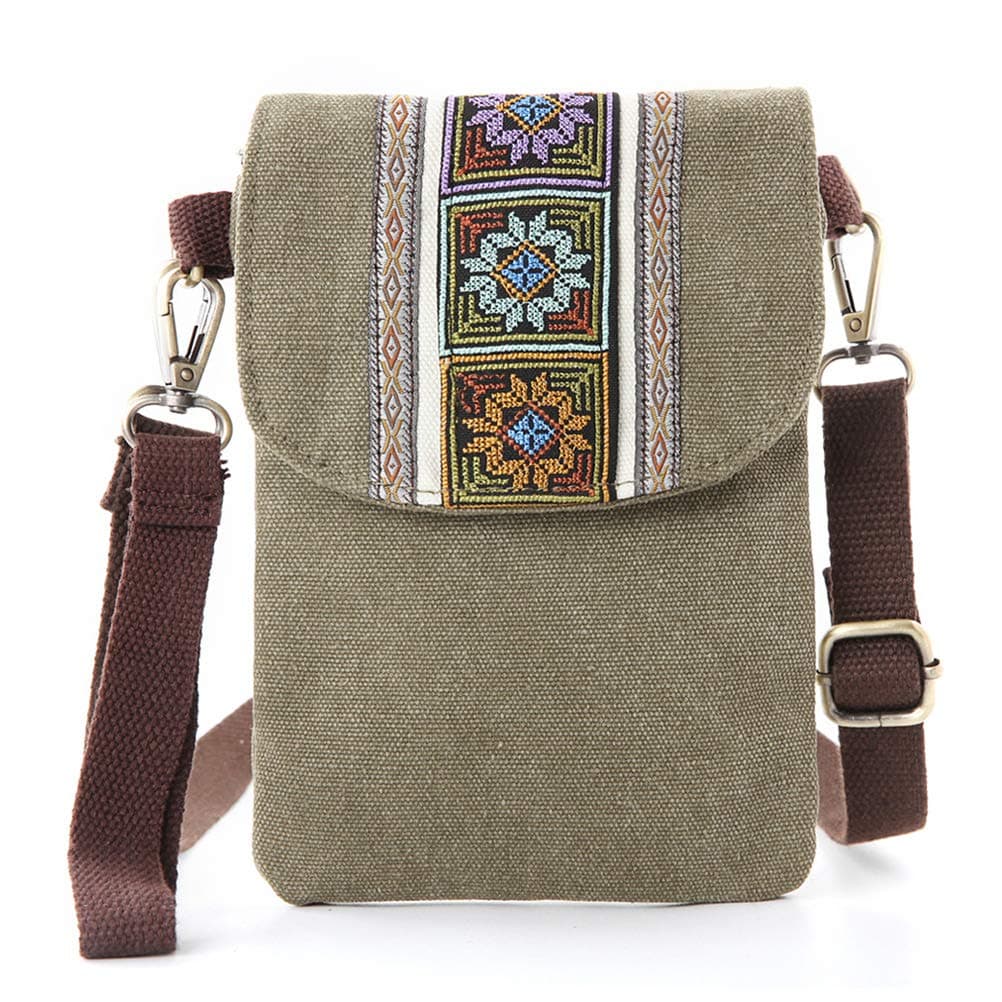 SILKAREA womens Silkarea1058 small Canvas Crossbody Bag