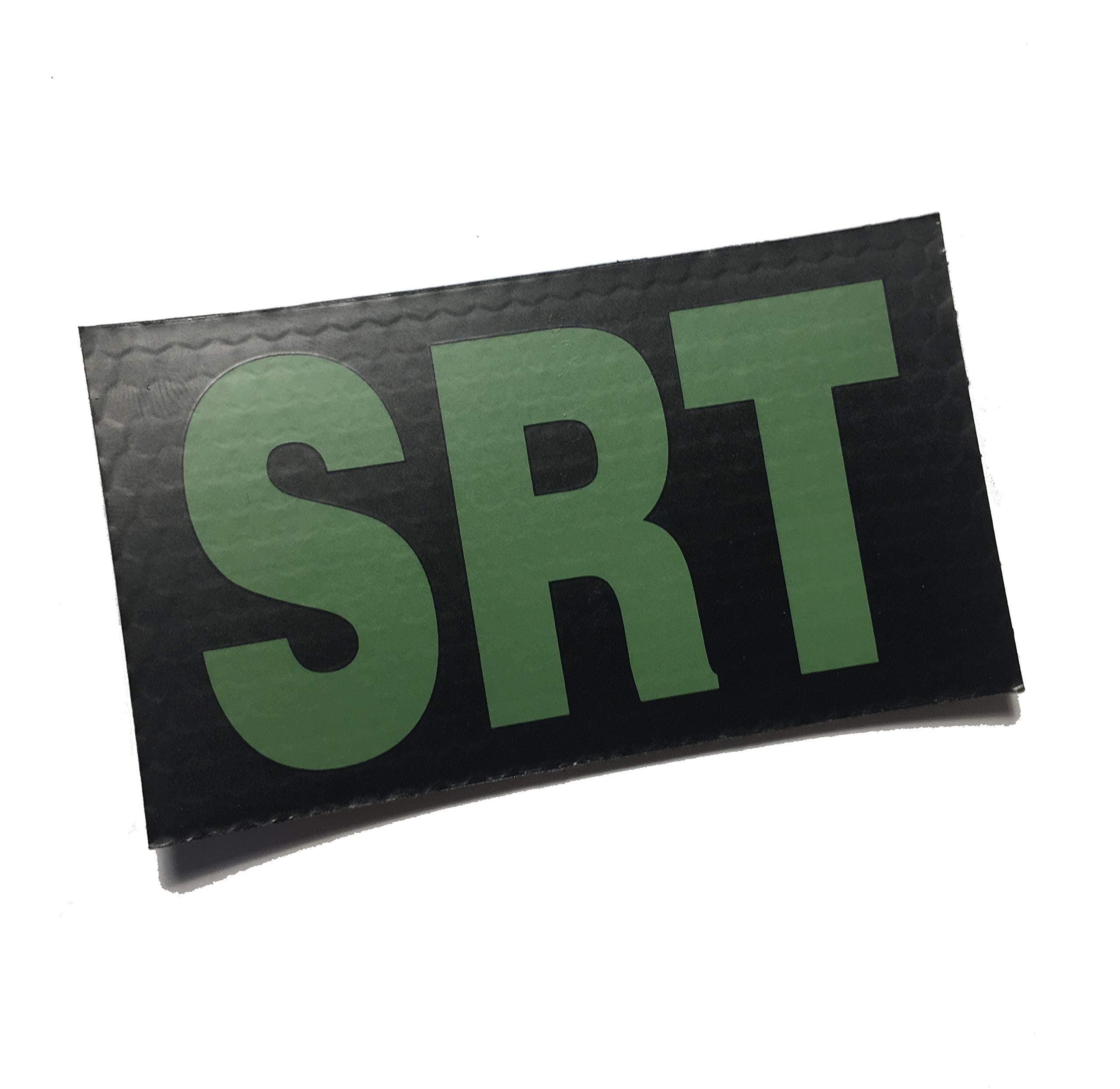 Empire Tactical USA SRT OD Green on Black 3.5x2 Inch Infrared IR Reflective Us Flag Patch