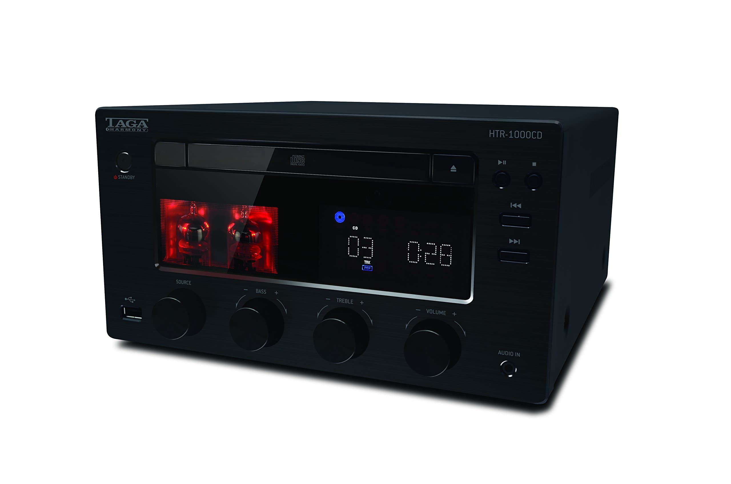 Taga Harmony HTR-1000: 2.0 Stereo, Black, RCA, Auxiliary, DAB+, MP3, WMA