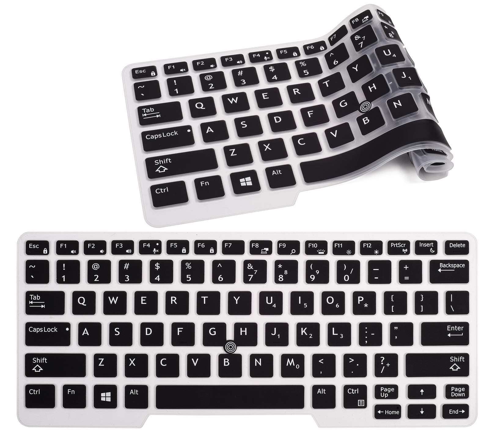 Keyboard Cover for Dell Latitude 14 E7450 E7470 E5470 E7480 E5450 5480 5490 7490/Dell 3340 E3340 with Pointing, 14 inch Dell Latitude Keyboard Protector Skin(Black)