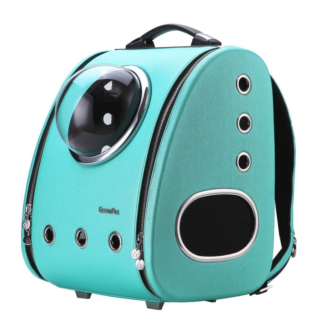 C0103 Innovative Fashion Bubble Pet Travel Carrier Backpack for Cats Dogs Puppy, Blue