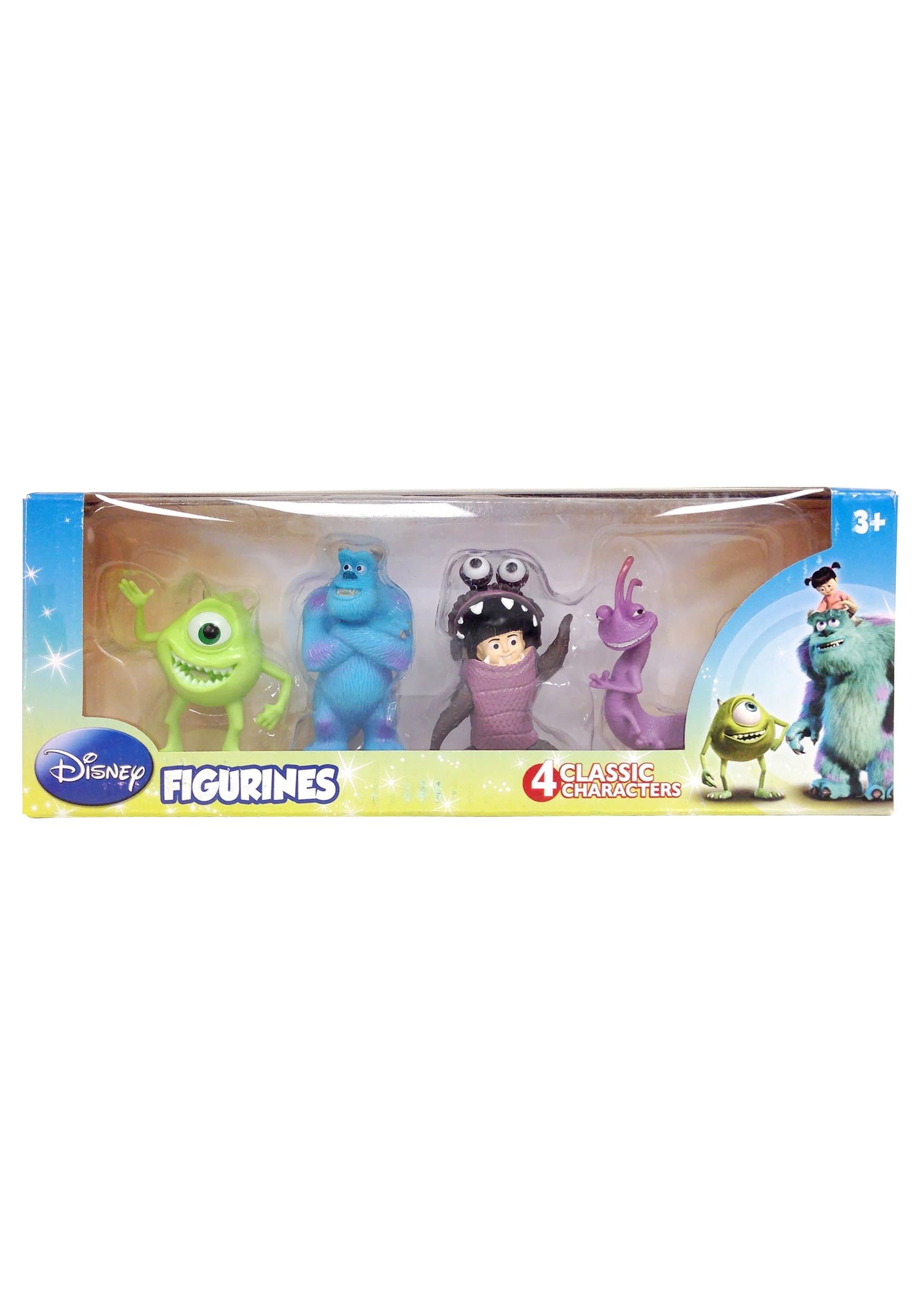 Beverly Hills Teddy Bear Company Monsters Inc. Toy Figure, 4-Pack